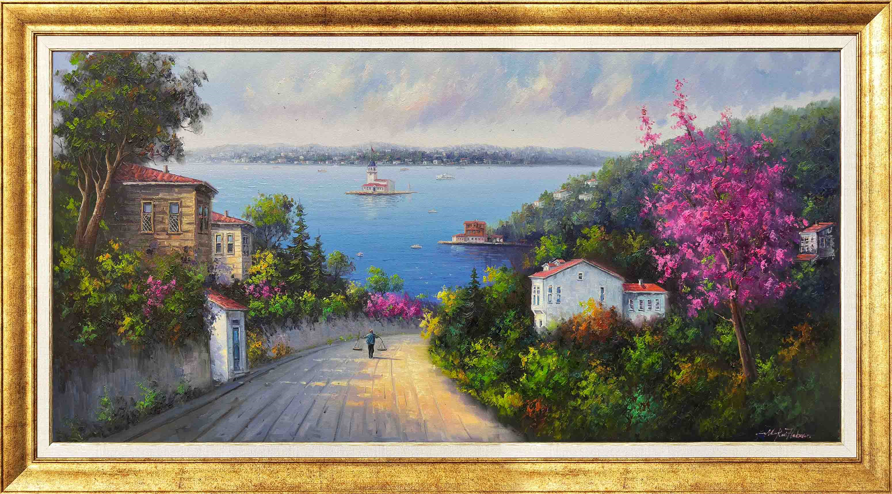 Erguvan Mevsimi | Yağlı Boya Tablo 