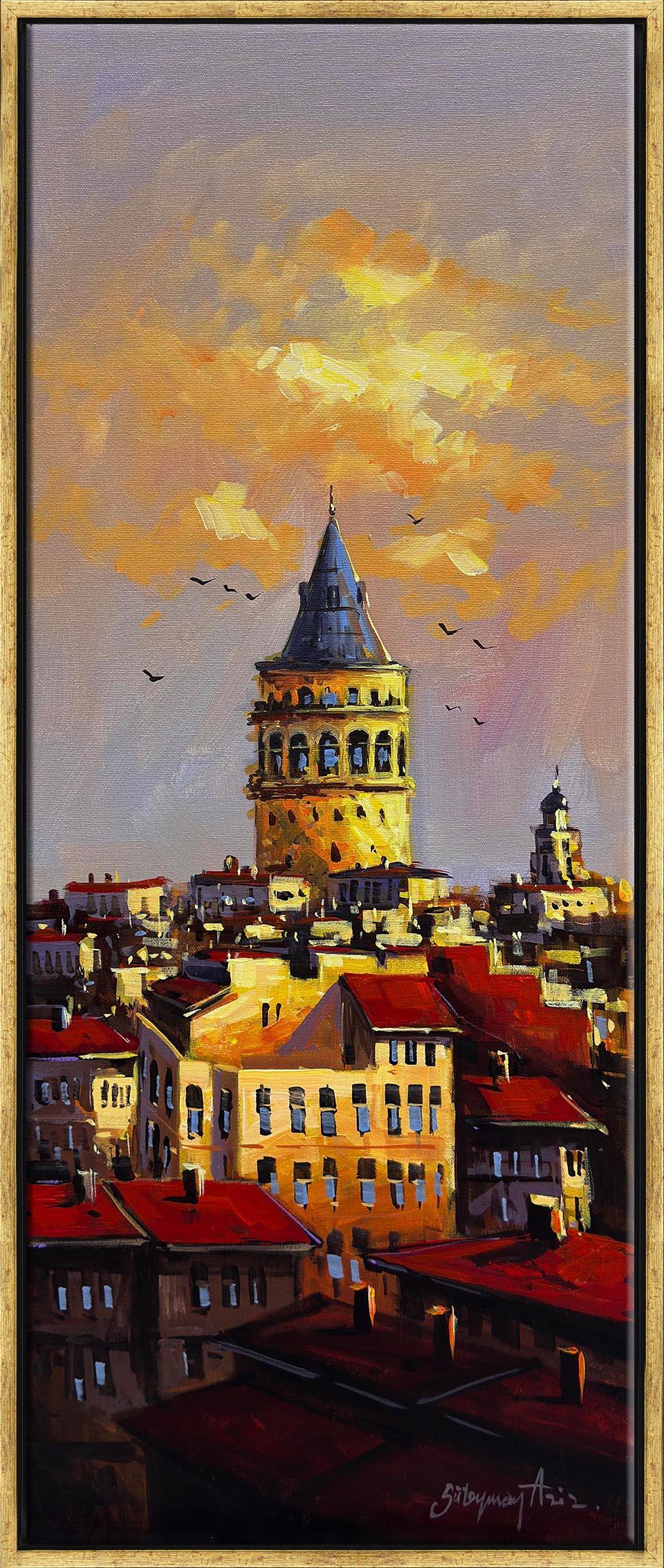 Galatanın Altın Işığı | Yağlı Boya Tablo