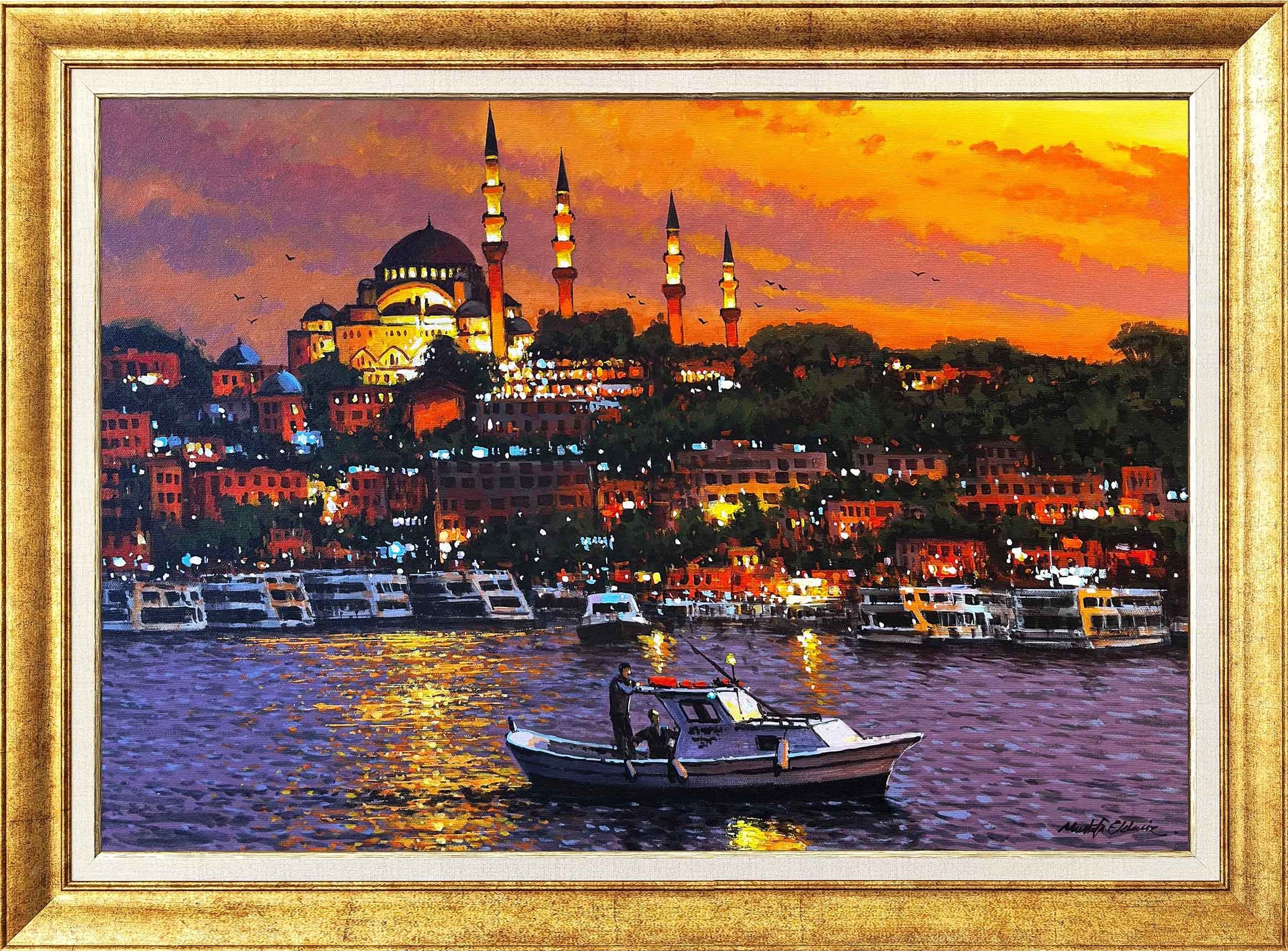 Gece Balıkçıları | Yağlı Boya Tablo