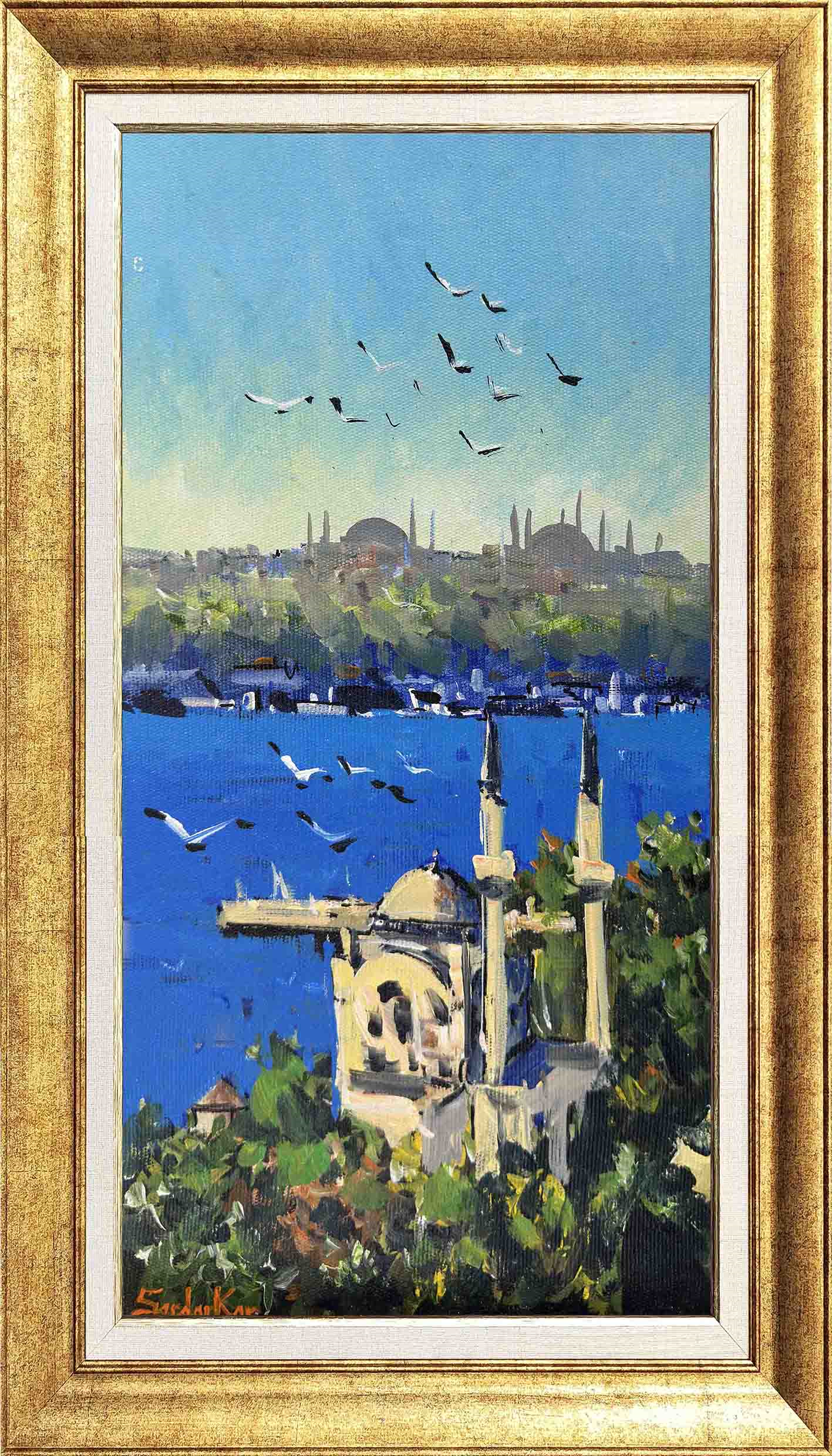 Huzur Güvercinleri | Yağlı Boya Tablo 