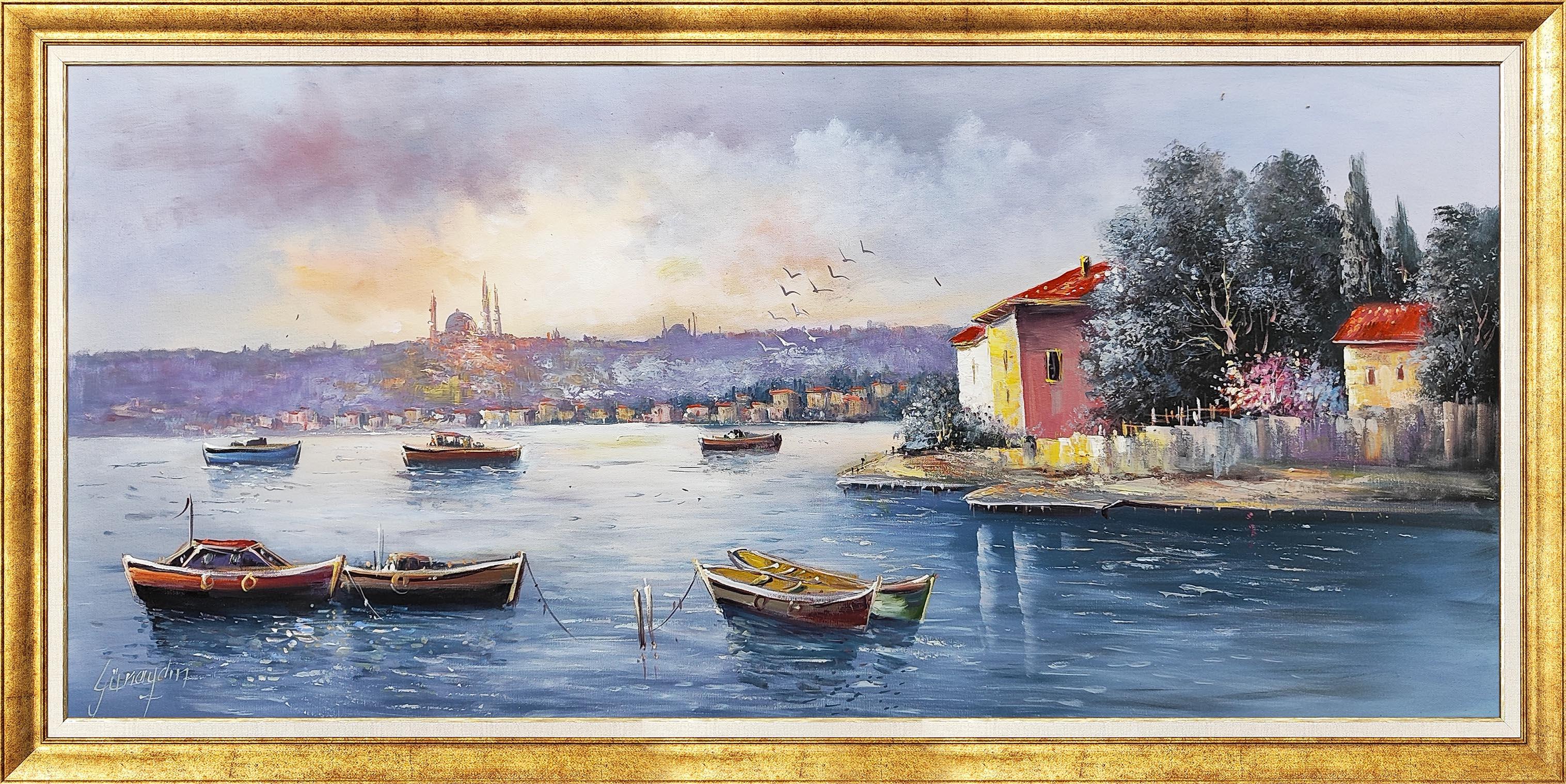 İstanbul Temalı Yağlı Boya Tablolarkozaart galeri | El yapımı orjinal yağlı boya tablo satış sitesi