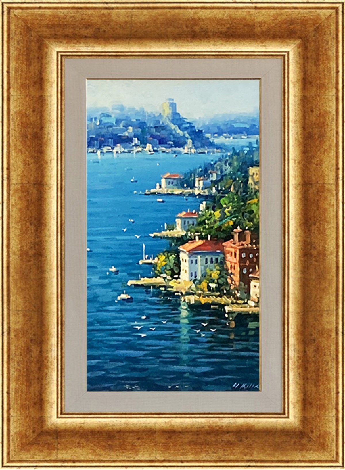 İstanbul ve yalılar | Yağlı Boya TabloKüçük ebat tablolar