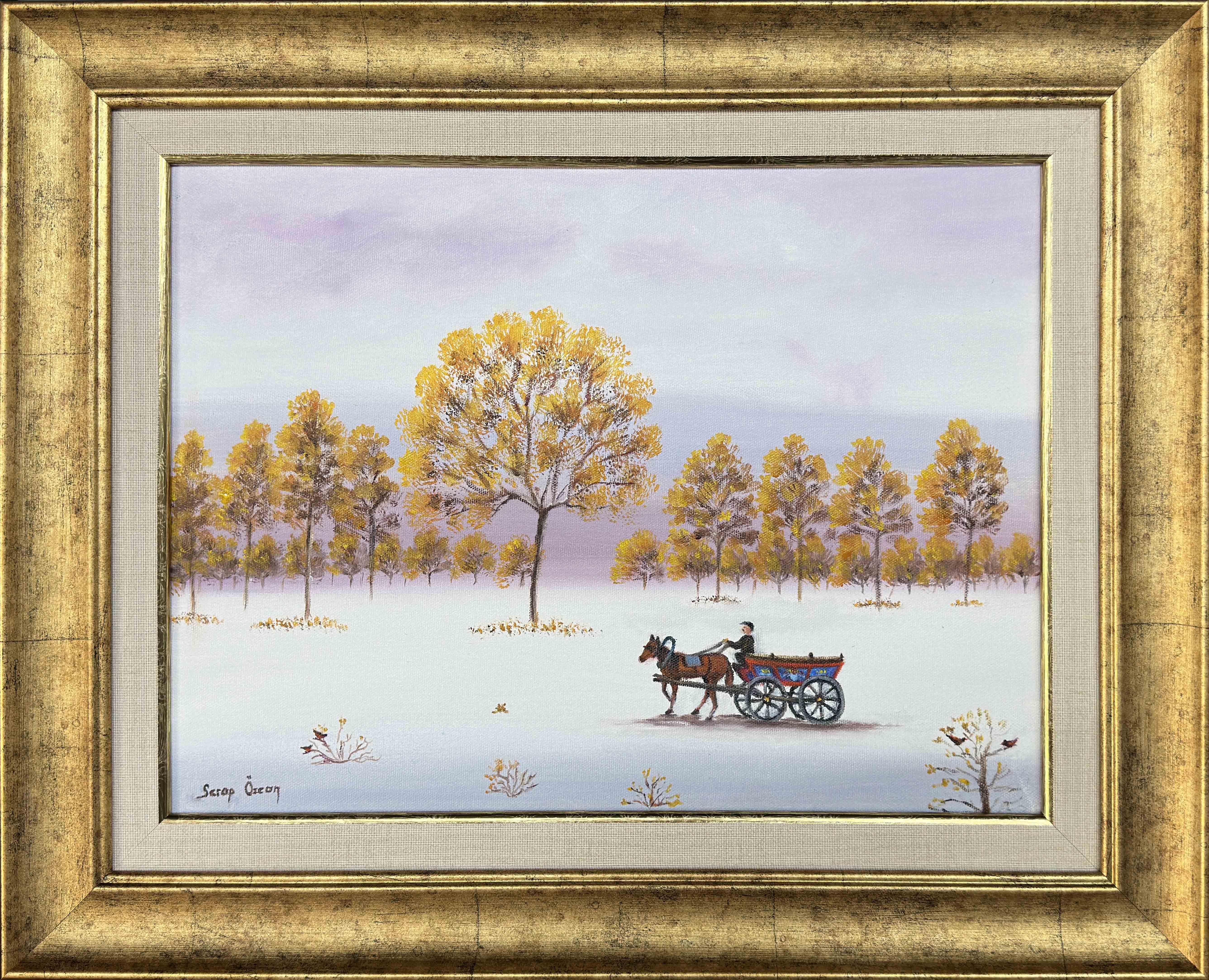 Karlı Gün | Yağlı Boya Tablo