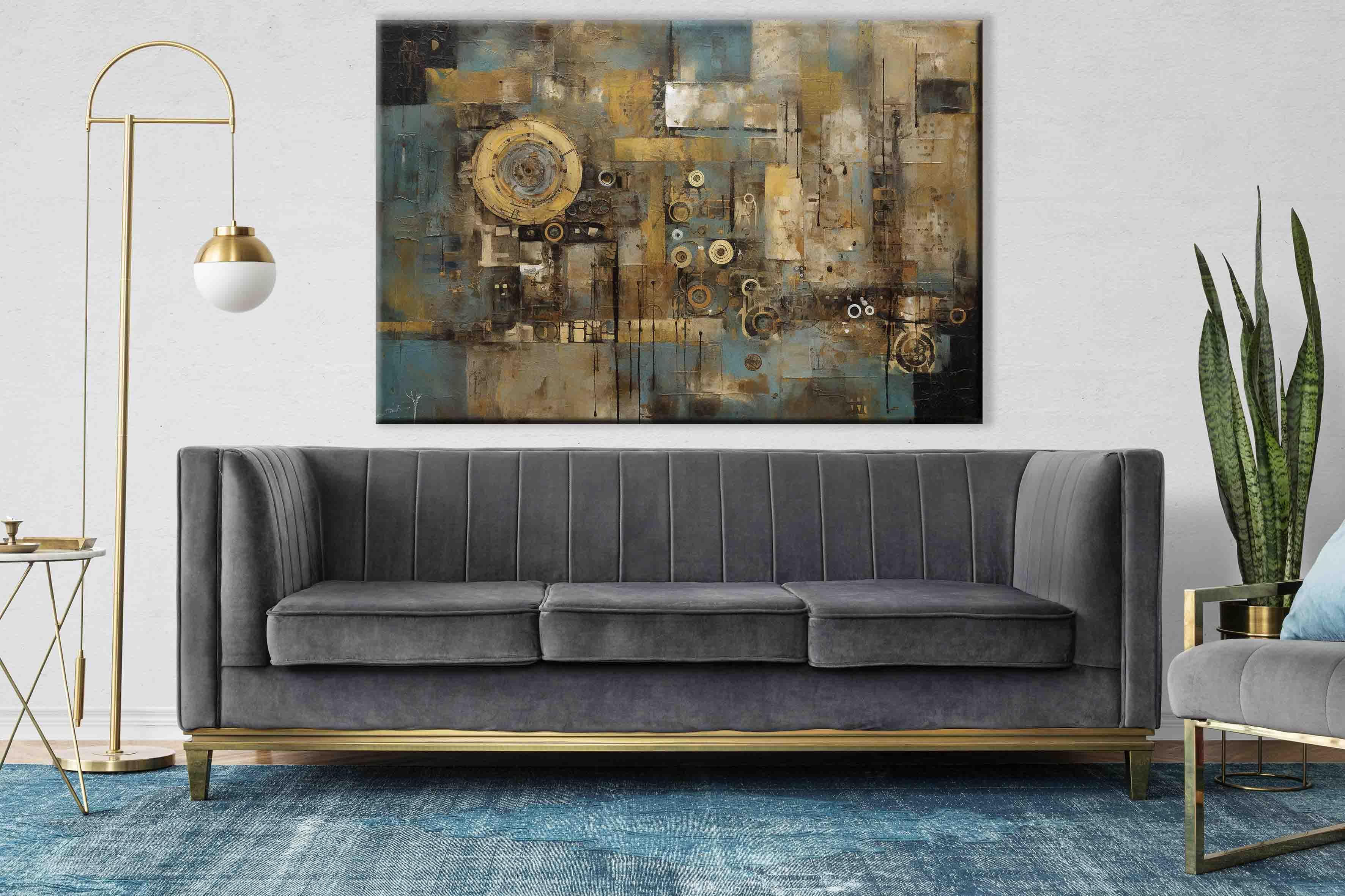 Kentsel Rapsodi | Yağlıboya dokulu canvas baskı