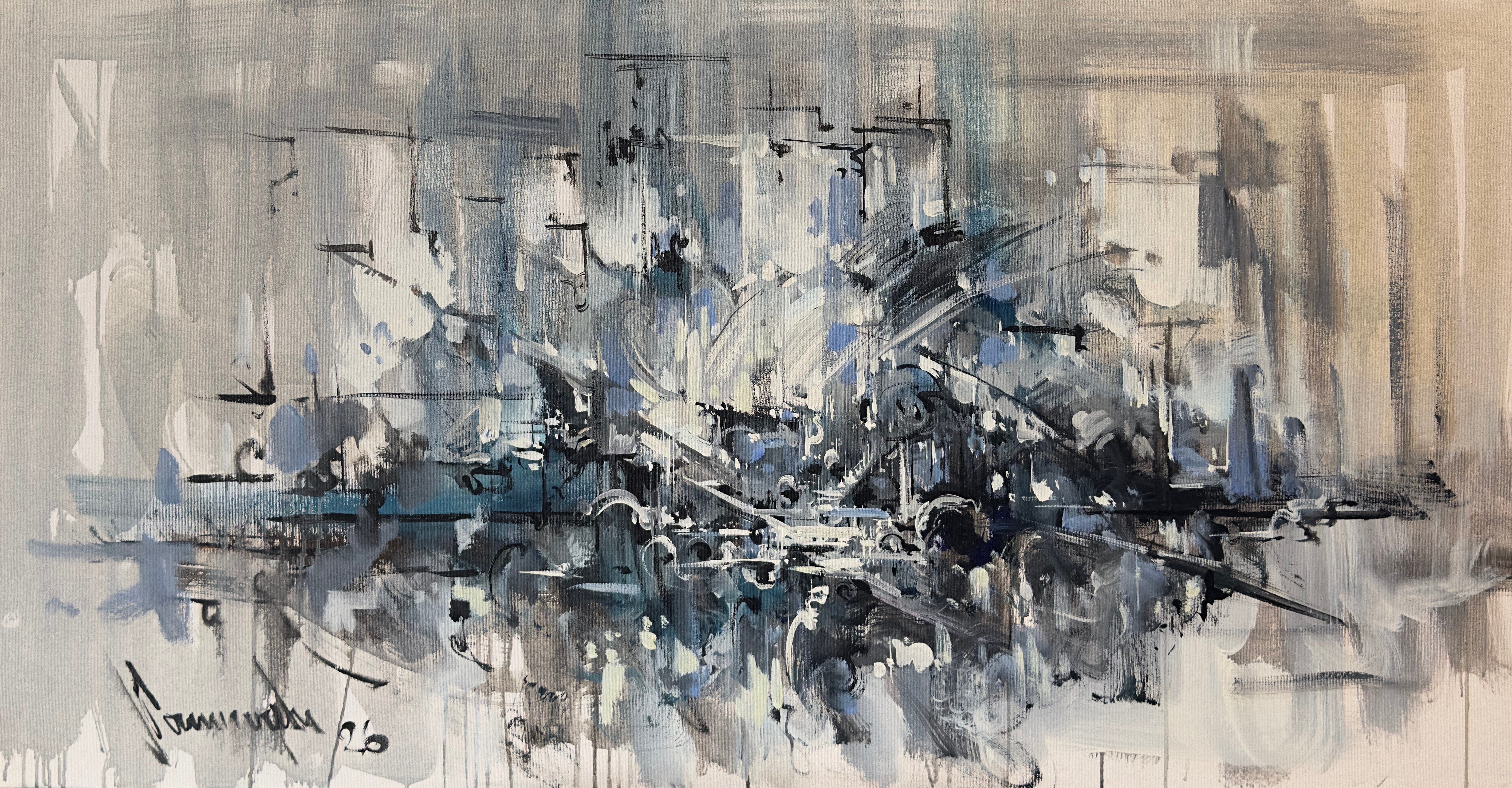 Kentsel Yankı | Yağlı Boya Tablo