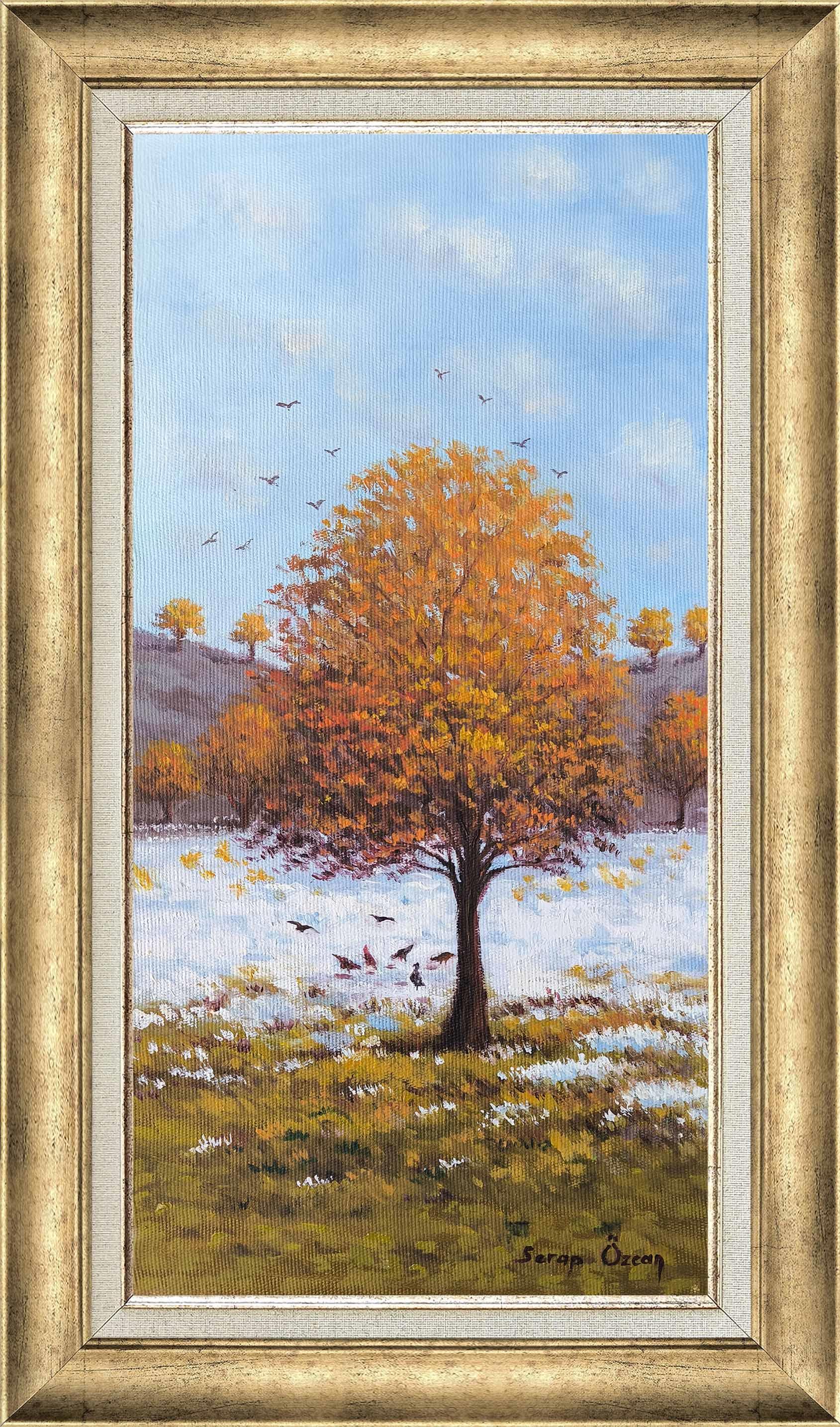Kış Ağacı | Yağlı Boya Tablo