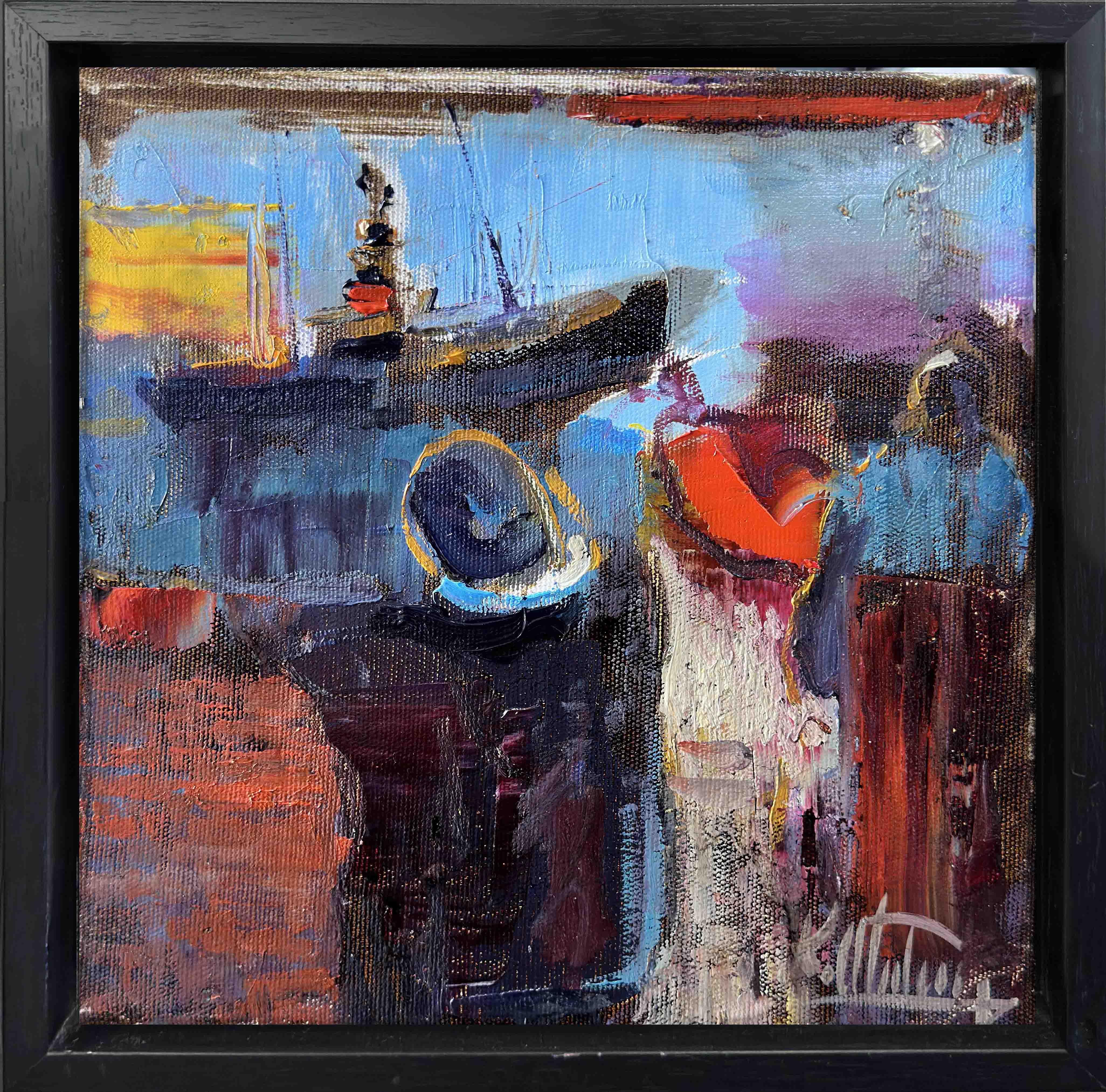 Kıyı da | Yağlı Boya Tablo