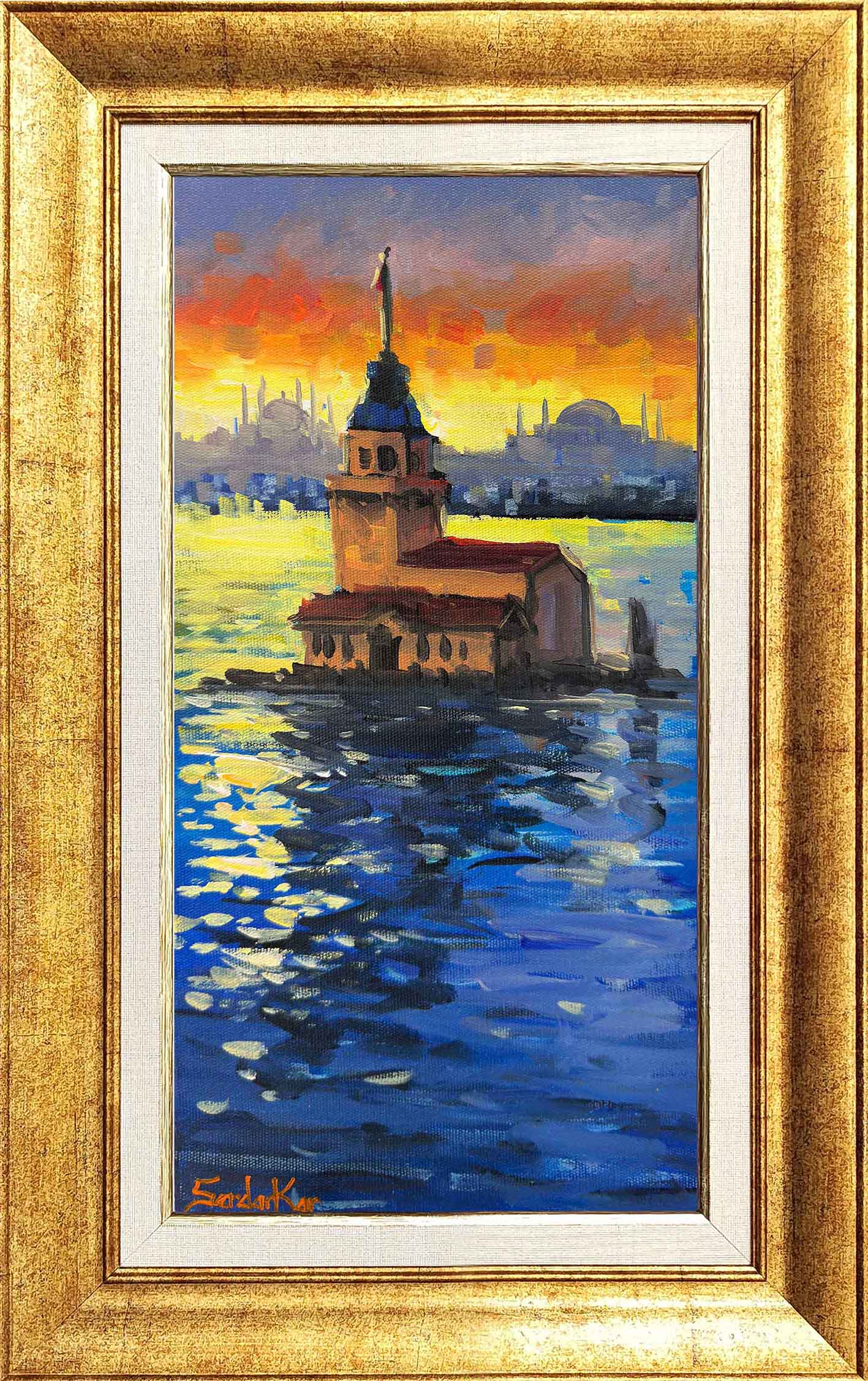 Kız Kulesi Kadrajı | Yağlı Boya Tablo 