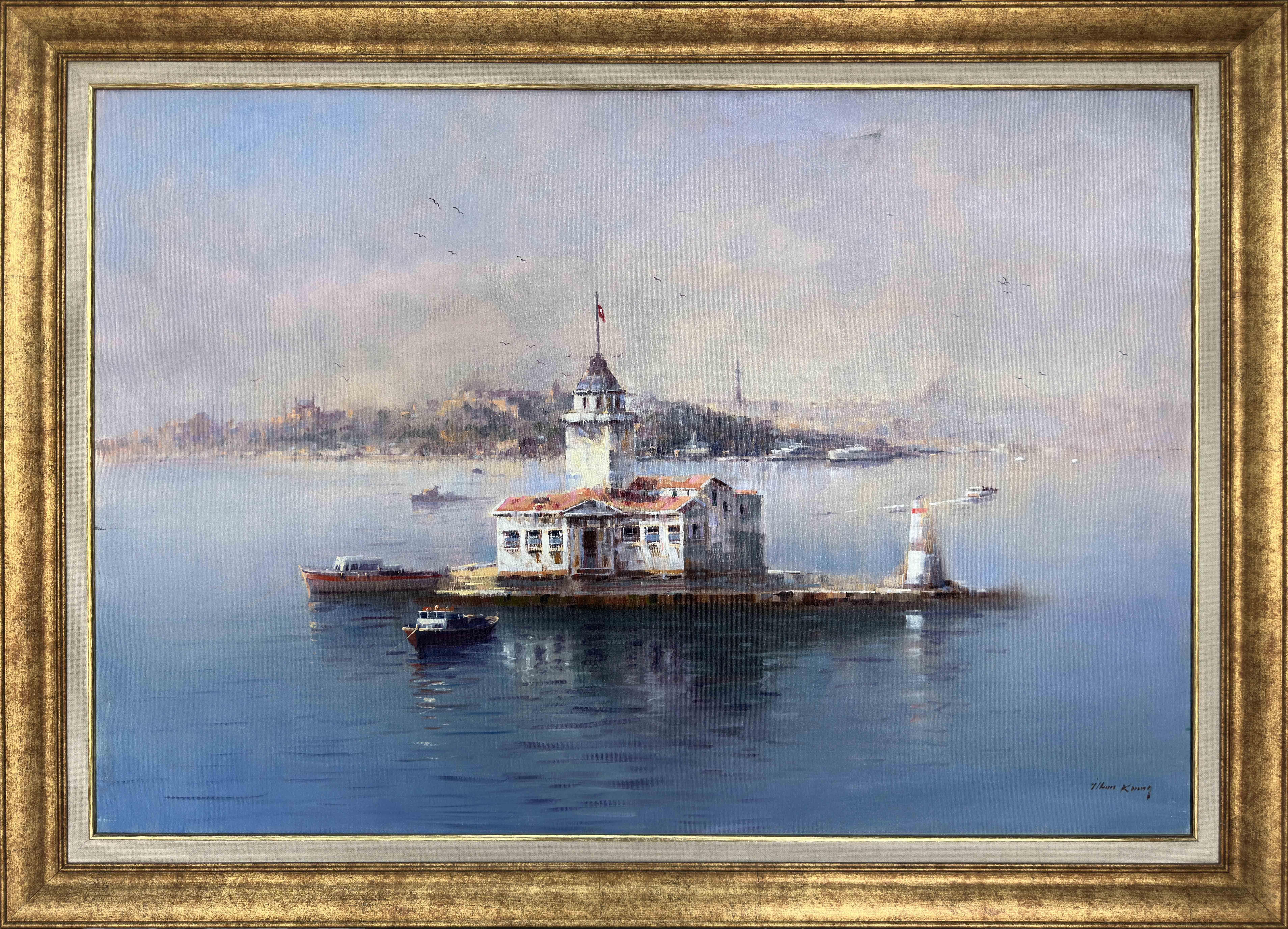 Kız kulesi Üsküdar | Yağlı Boya Tablo