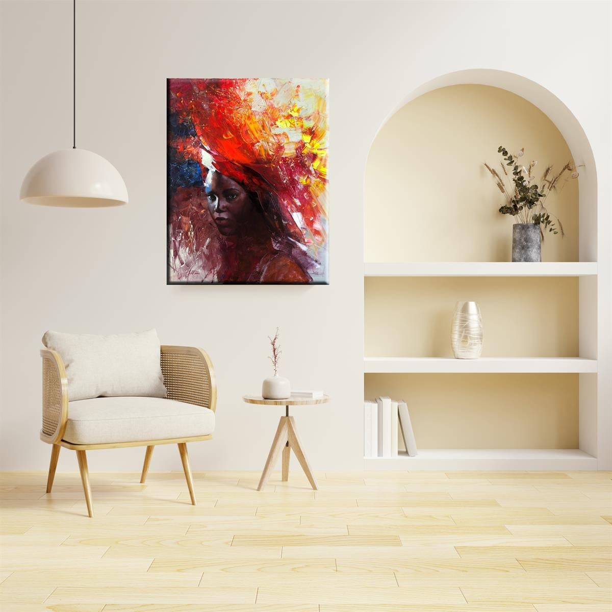 MODERN SİPARİŞ YAĞLI BOYA TABLOLARTenimin Rengi Kadın | Yağlı Boya Tablo | kozaart galeri