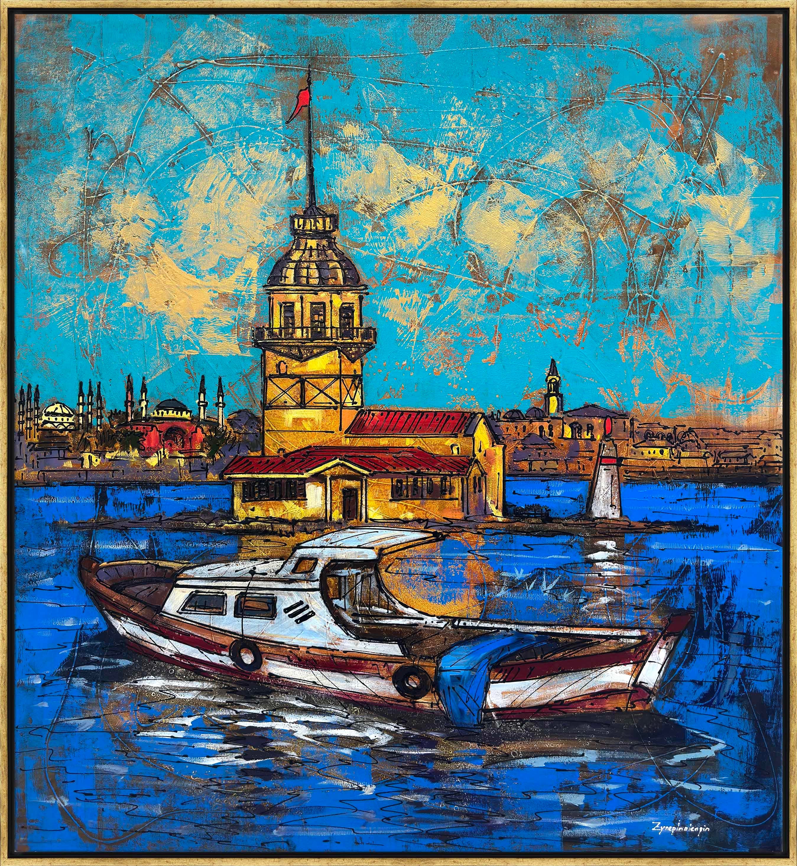 Modern yağlı boya tablolar