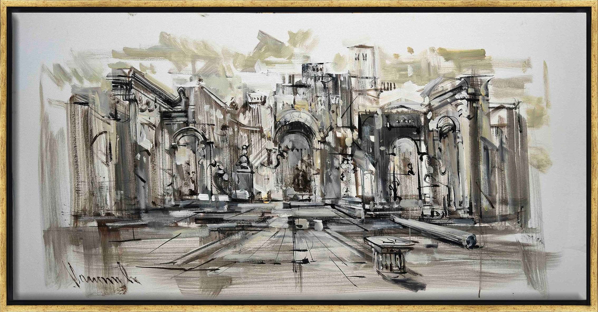 Monokrom Müze | Yağlı Boya Tablo