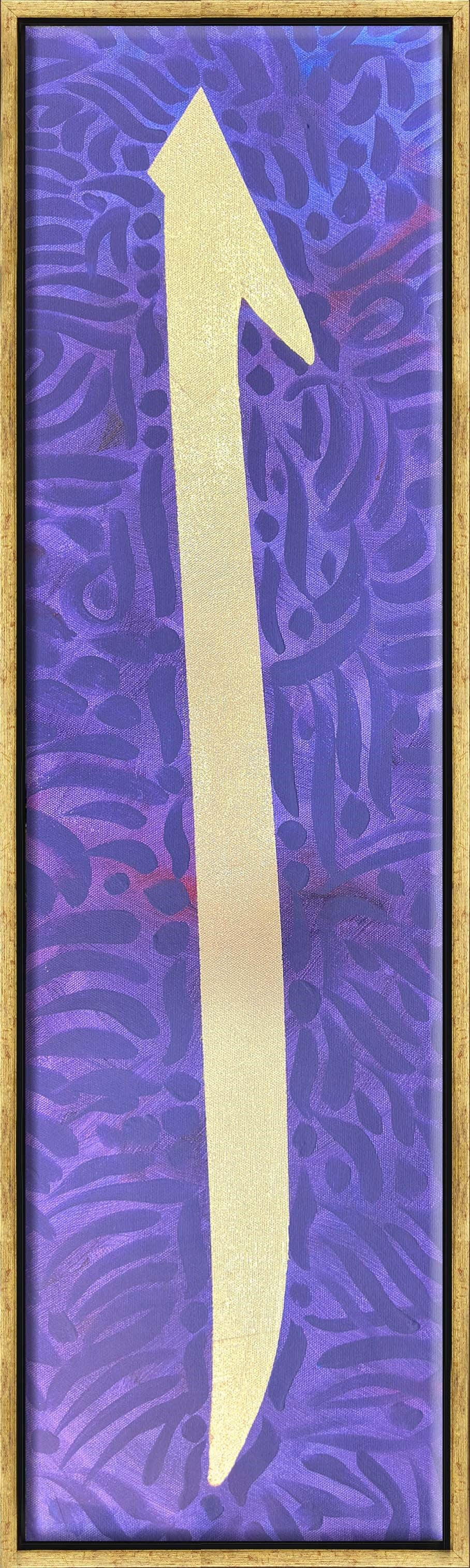 Mor Zeminde Elif | Hat Sanatı 