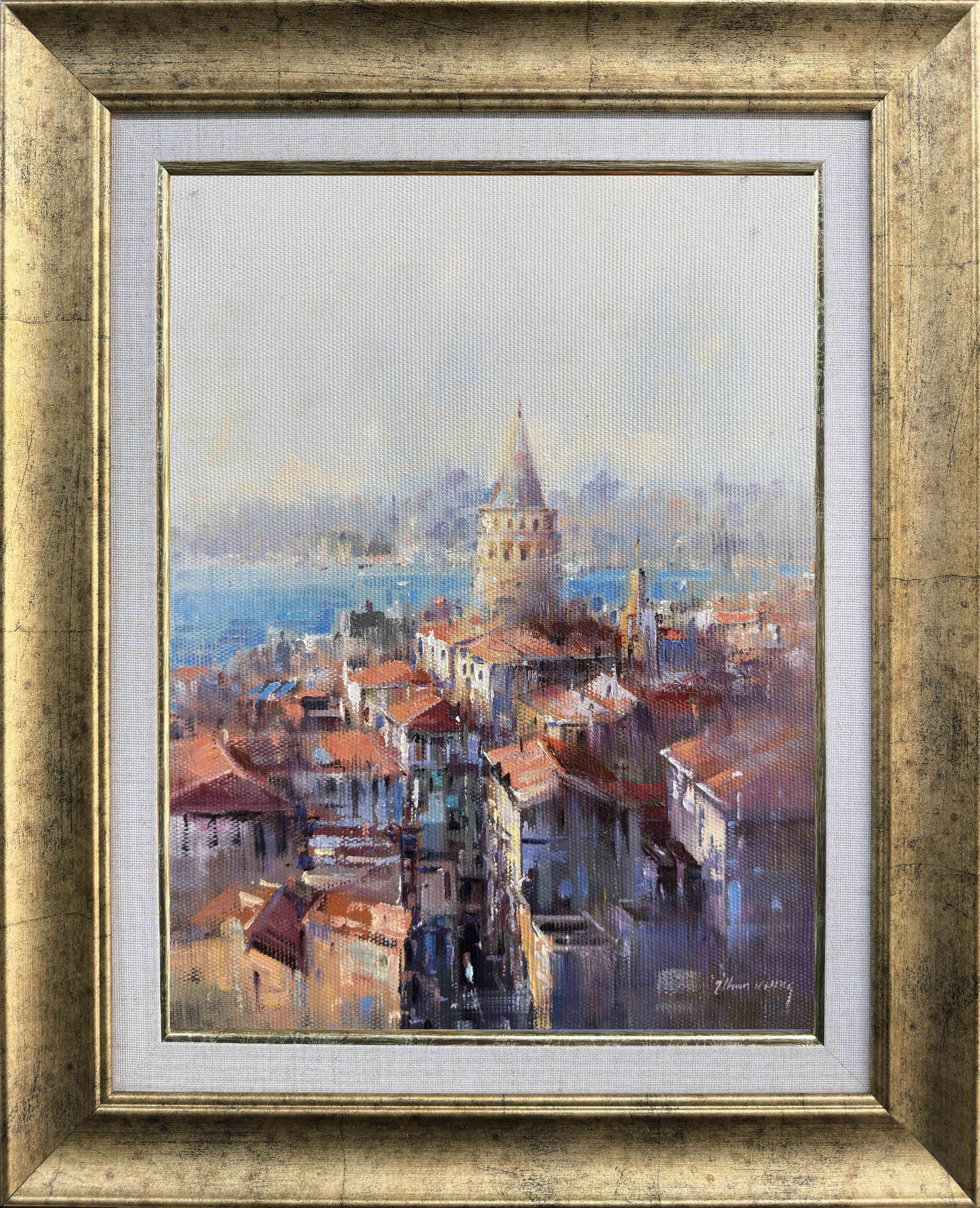 Nefis Galata Kulesi | Yağlı Boya Tablo