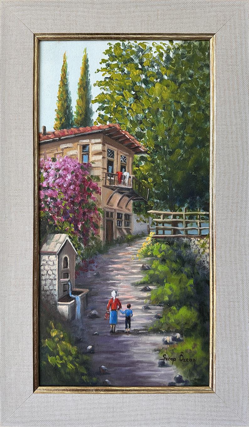 Nostaljik Ev | Yağlı Boya Tablo 