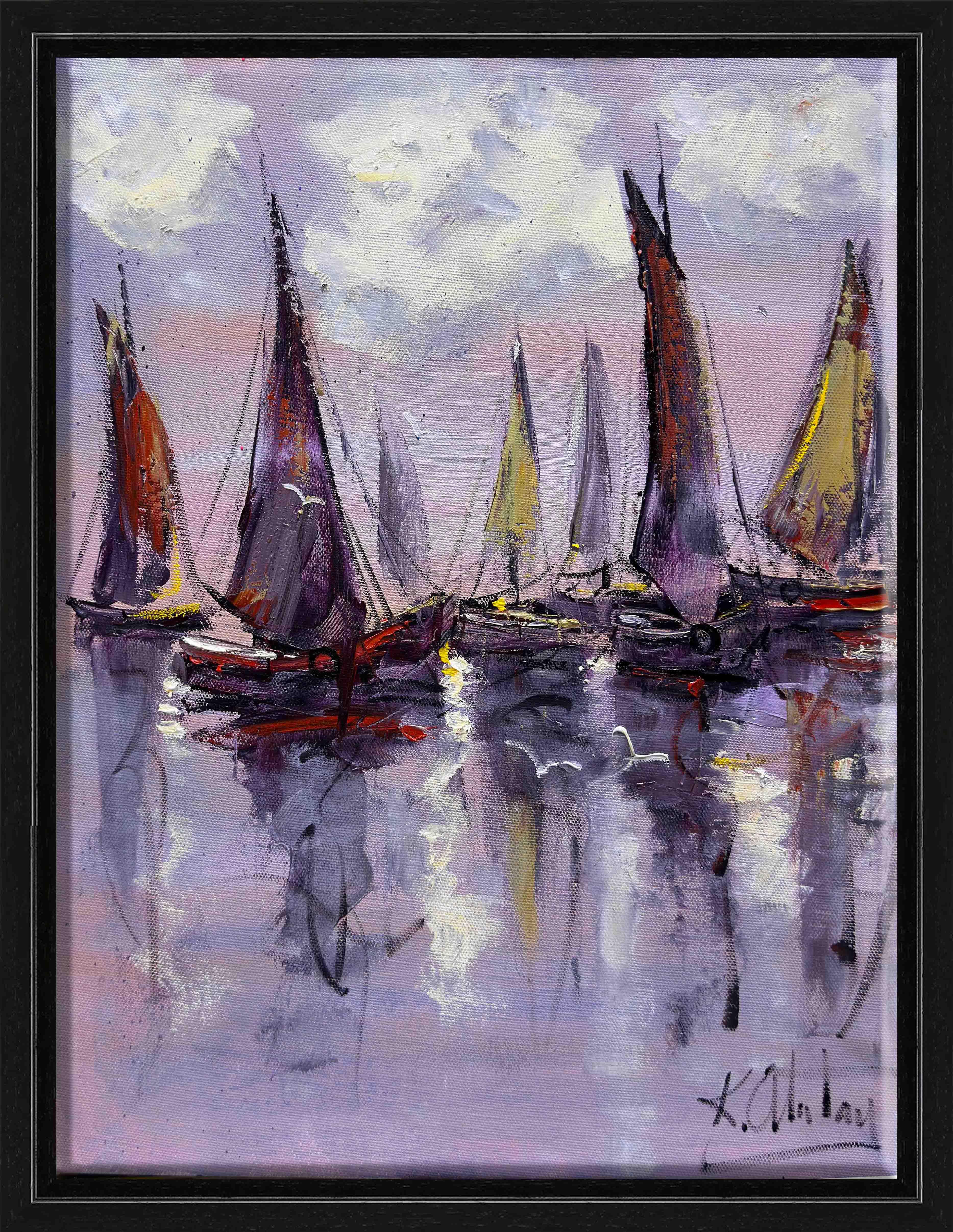 Rüzgarla Dans | Yağlı Boya Tablo