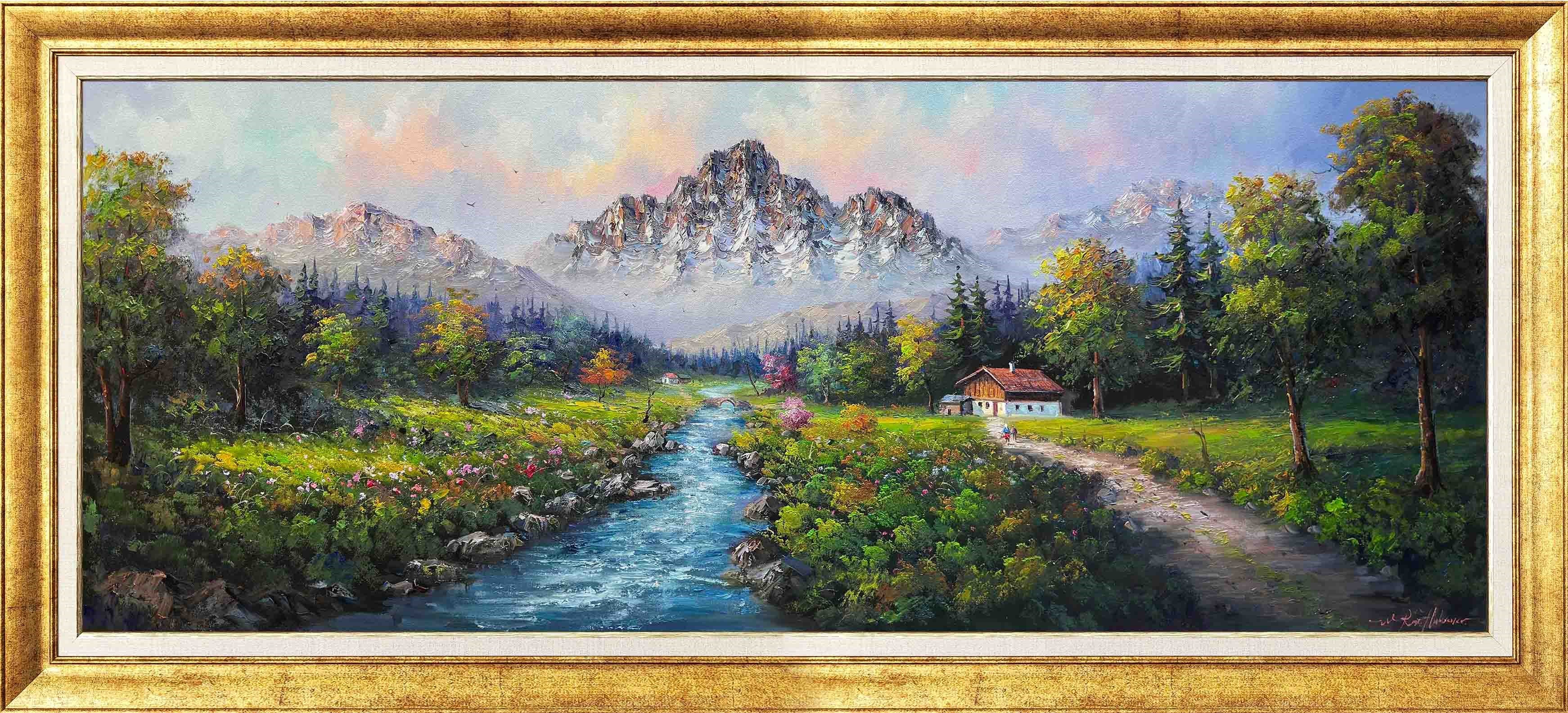 Saklı Cennetin Gün Işığı | Yağlı Boya Tablo
