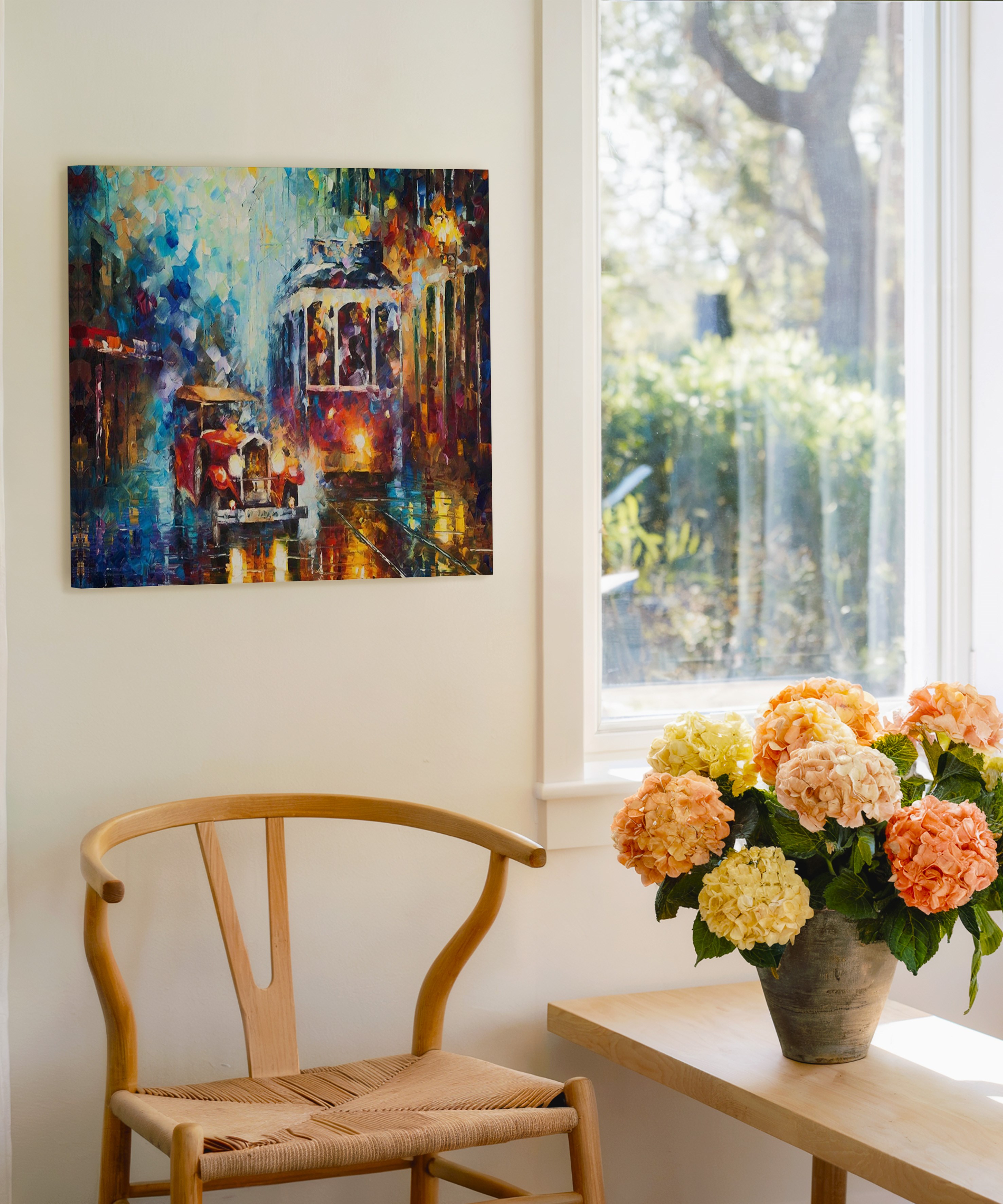 Telaş | Yağlıboya dokulu canvas baskı