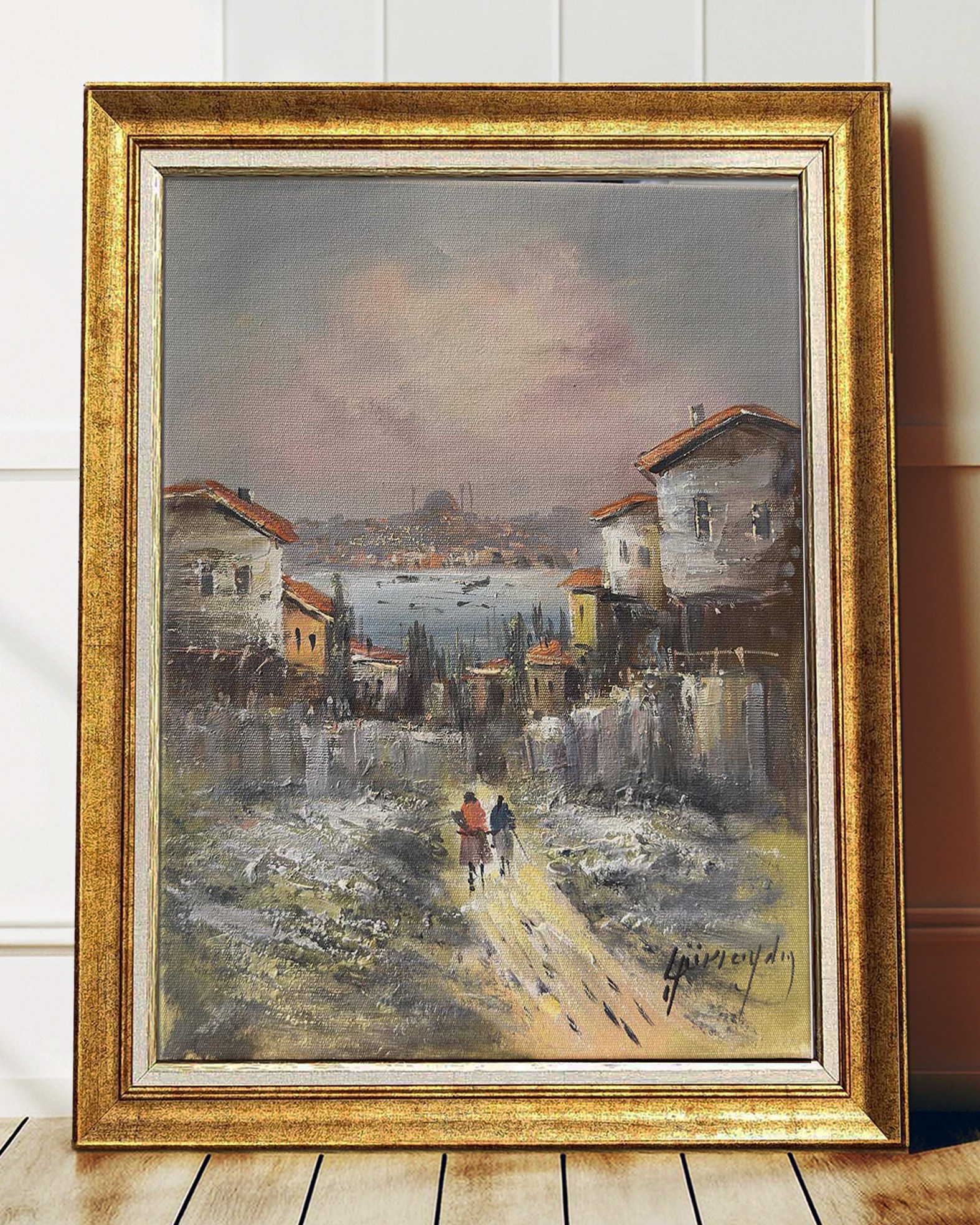 Ufkun Derin Mavisinde | Yağlı Boya Tablo