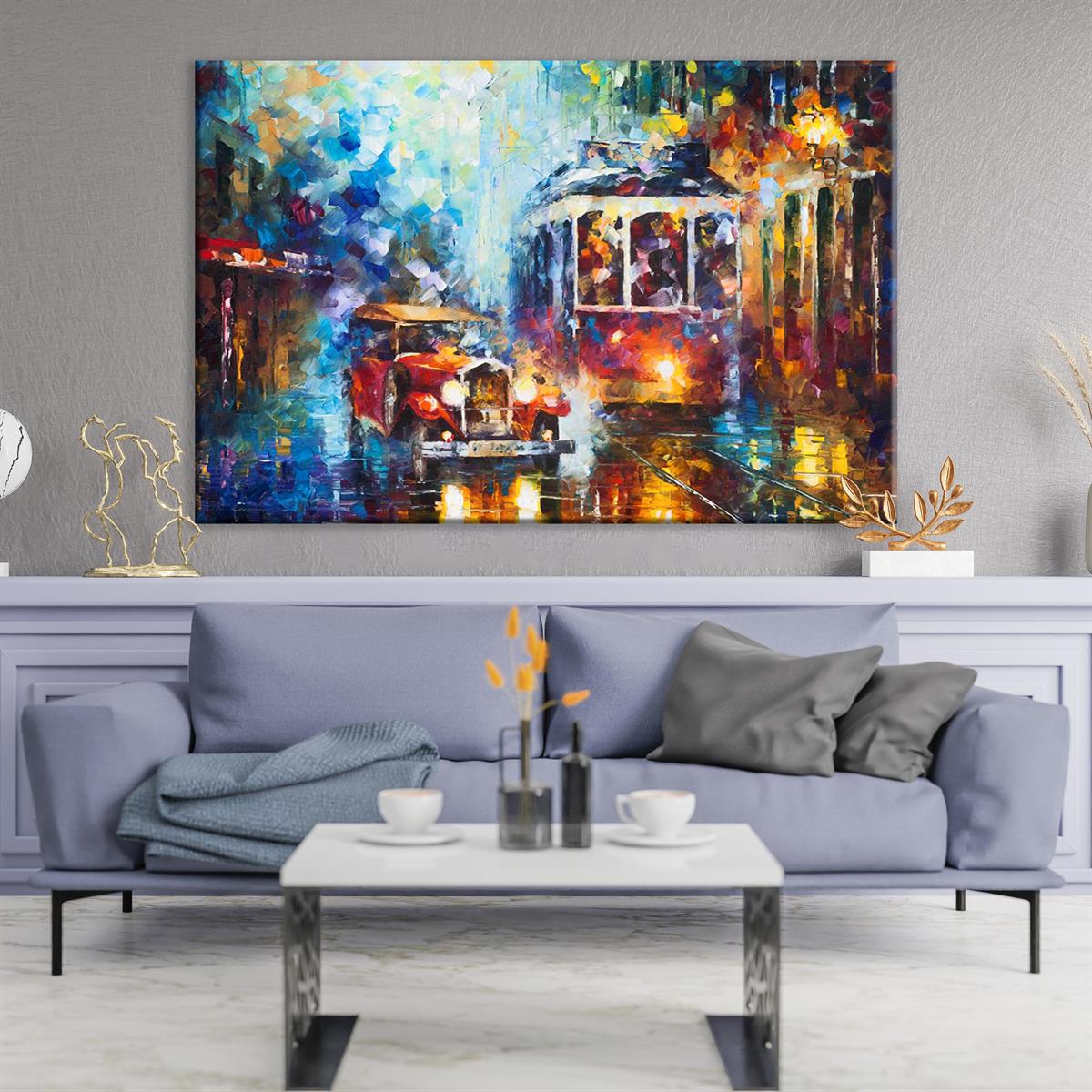 YAĞLI BOYA DOKULU TABLOLAR