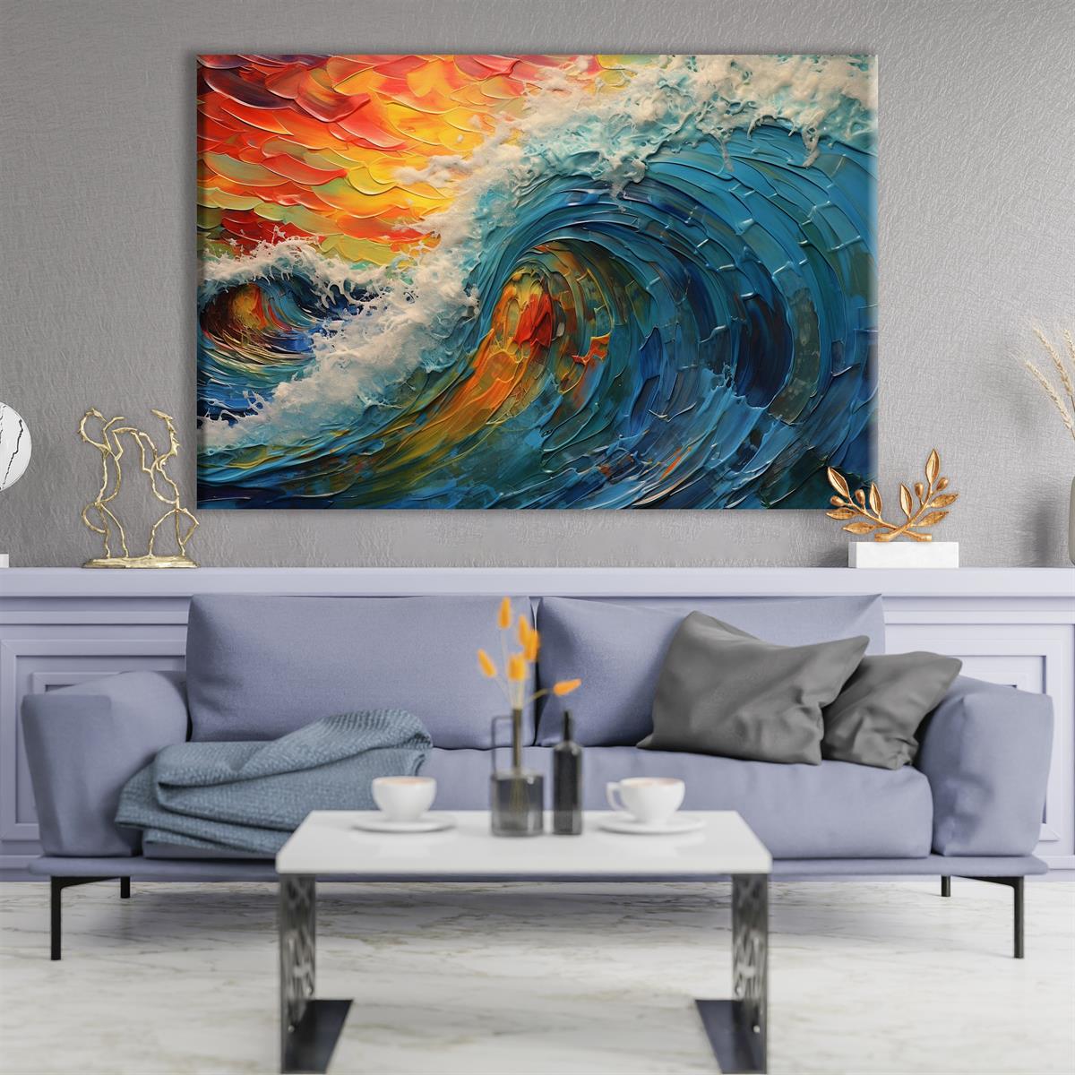 YAĞLI BOYA DOKULU TABLOLAR