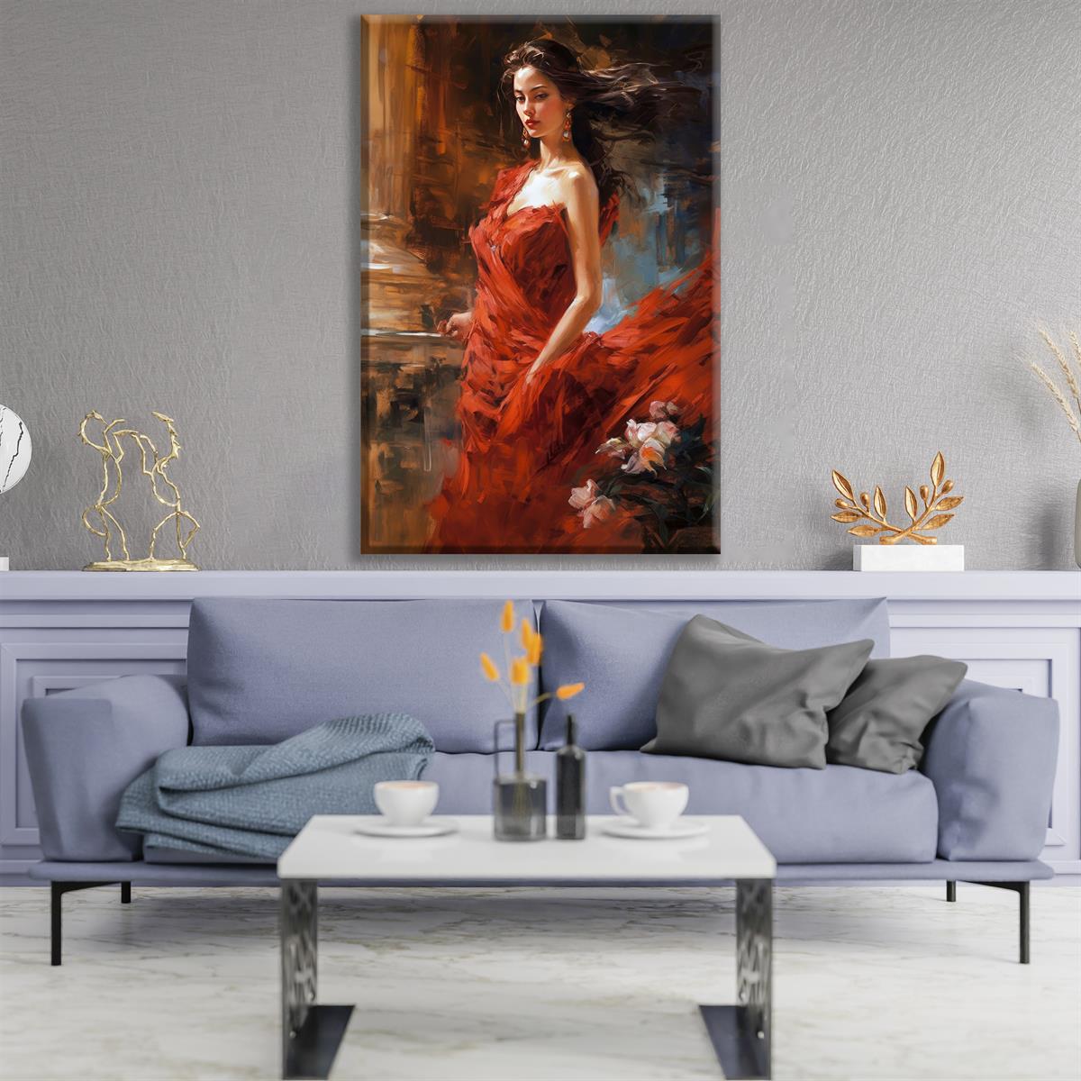 YAĞLI BOYA DOKULU TABLOLAR