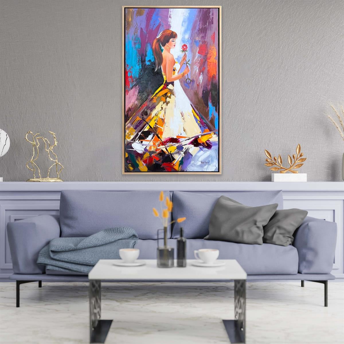 YAĞLI BOYA DOKULU TABLOLAR