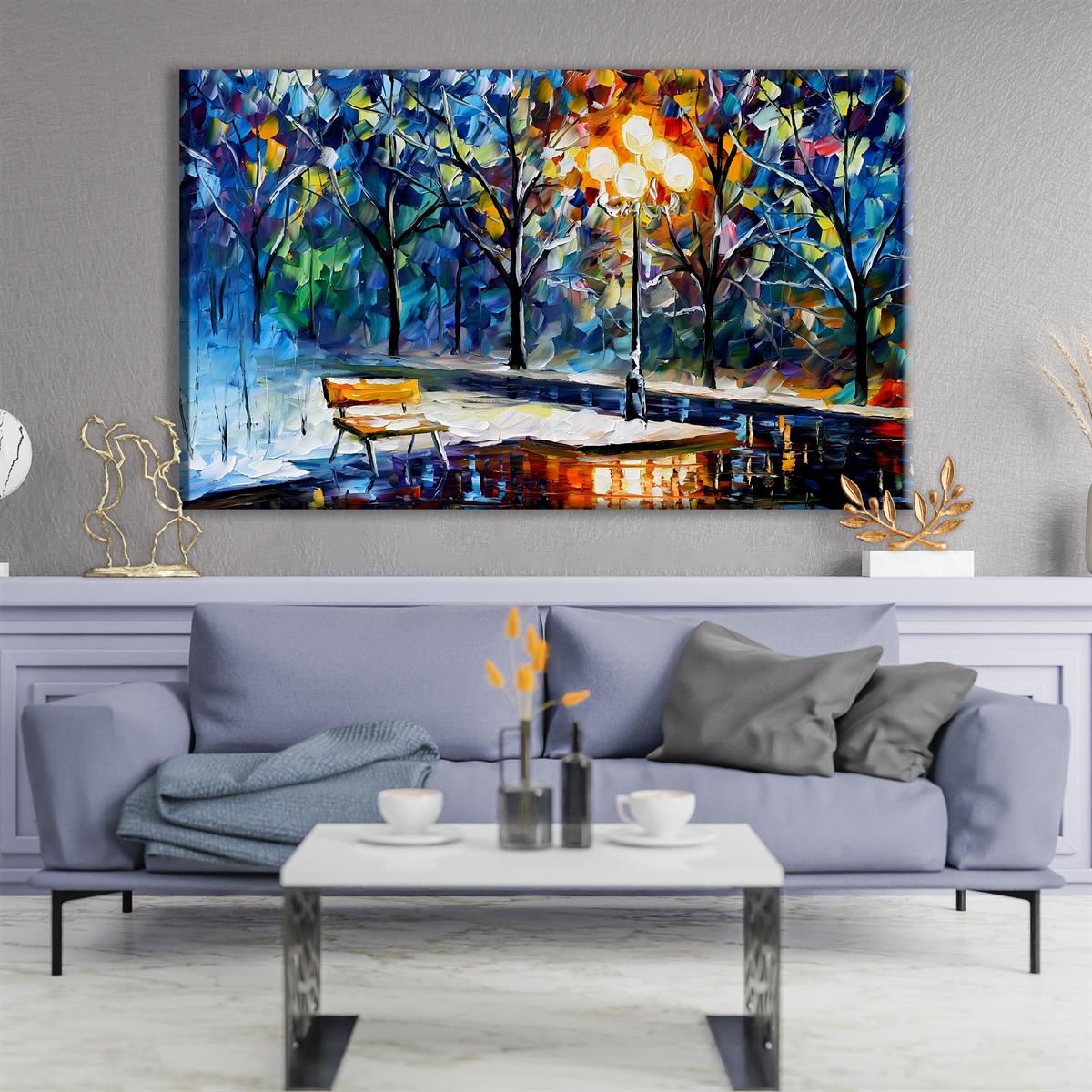 YAĞLI BOYA DOKULU TABLOLAR