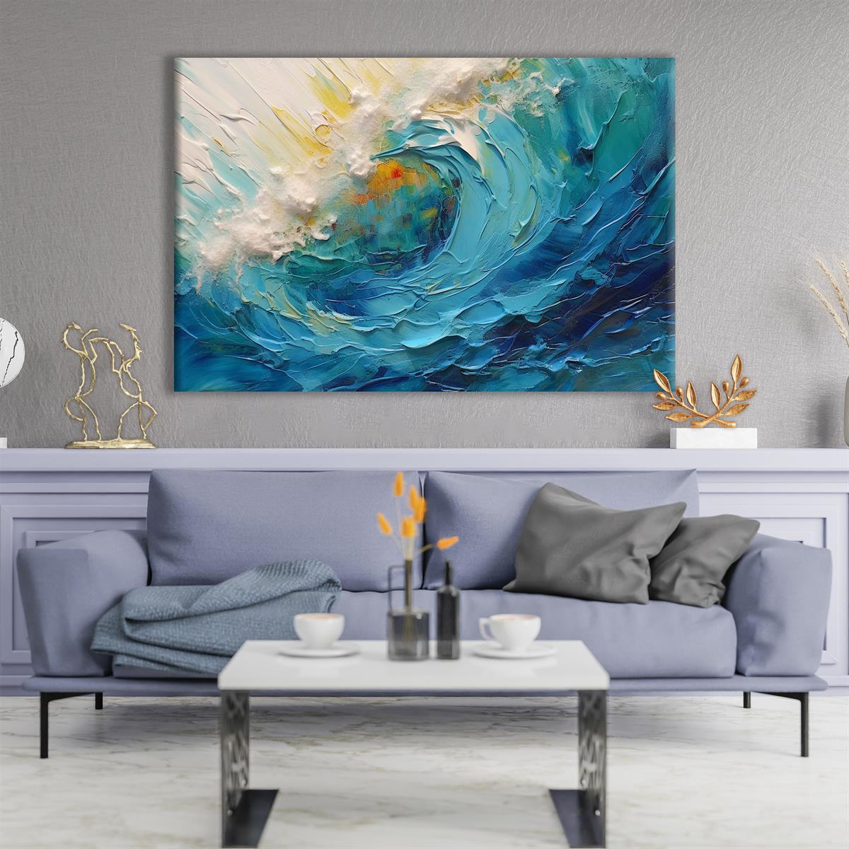 YAĞLI BOYA DOKULU TABLOLAR