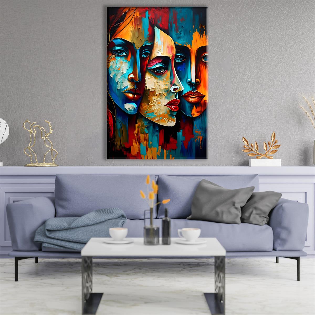 YAĞLI BOYA DOKULU TABLOLAR