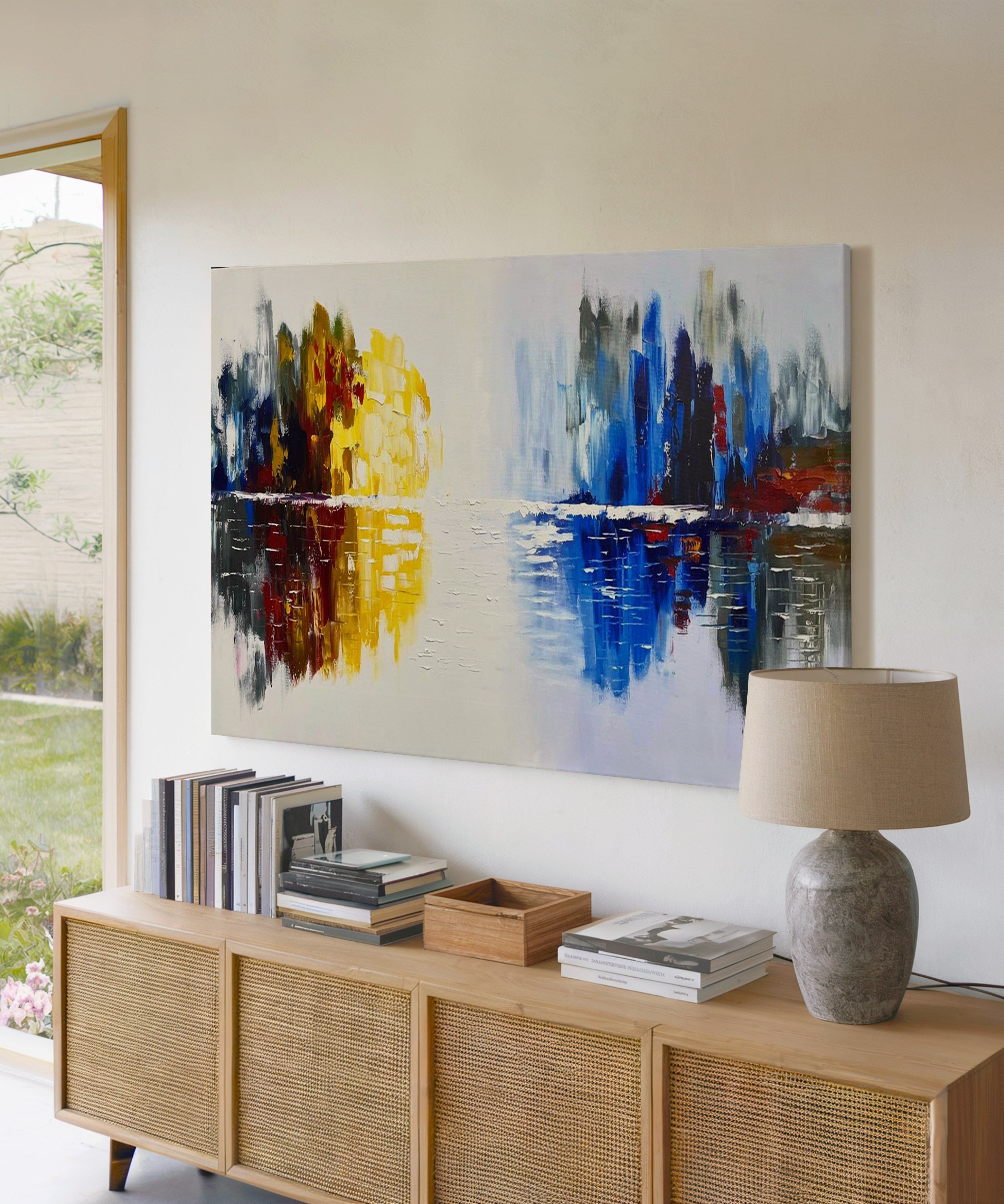 Yansımalar | Yağlı Boya Dokulu Canvas Baskı