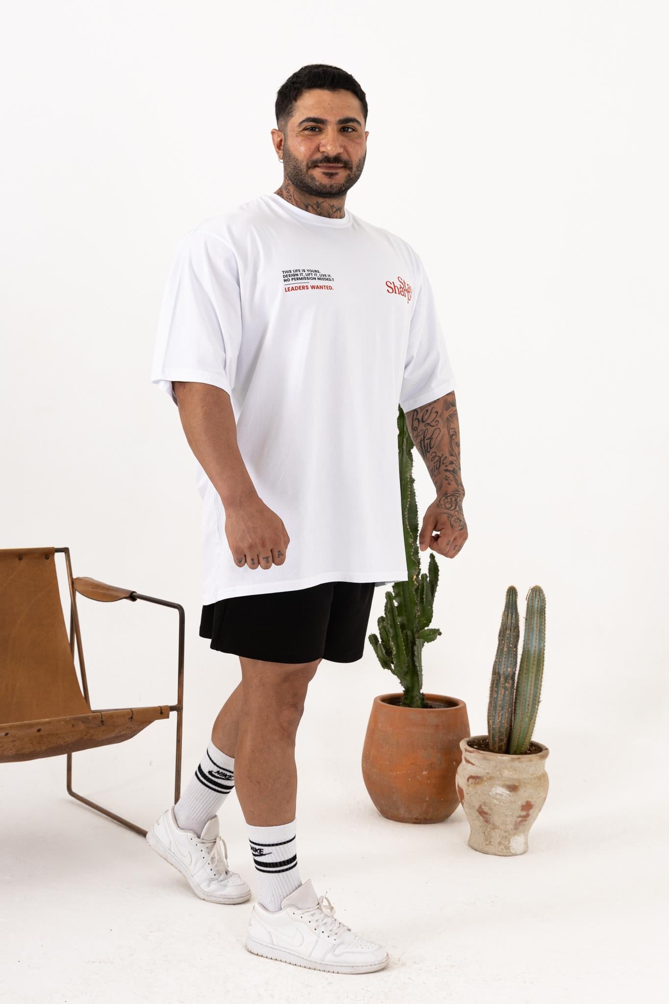 Stay Sharp T-Shirt Beyaz