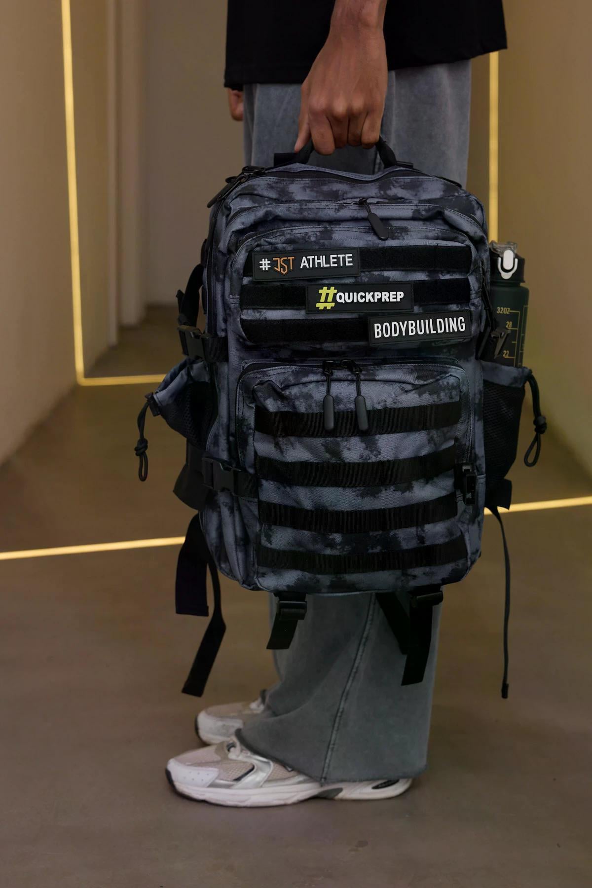45L Büyük Kapasiteli Taktik Sırt Çantası - Su Geçirmez Askeri Outdoor ve Spor Çantası Lacivert