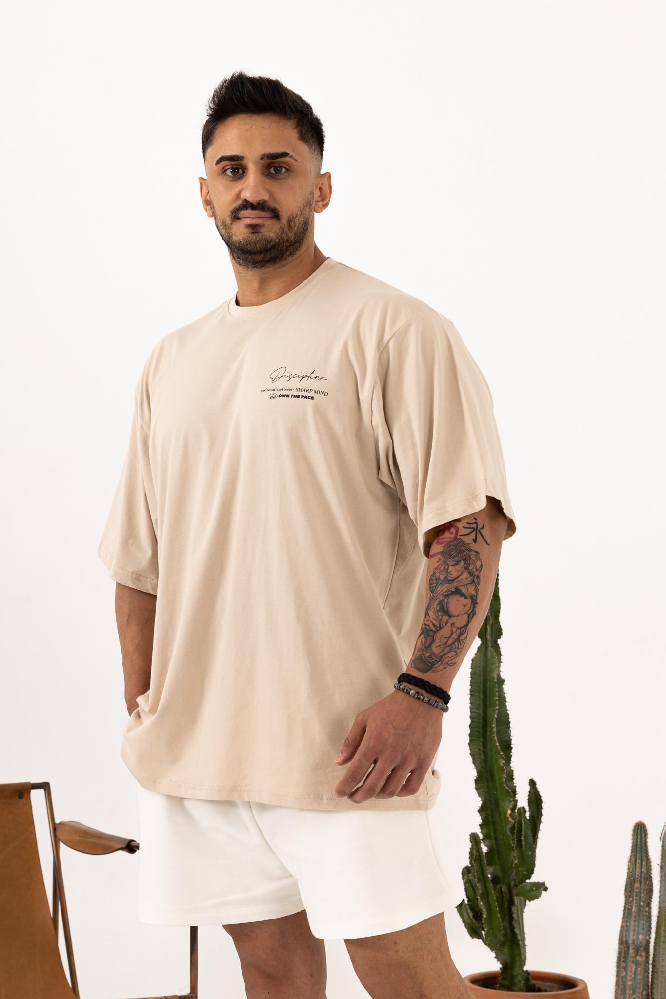 Discipline T-Shirt Bej