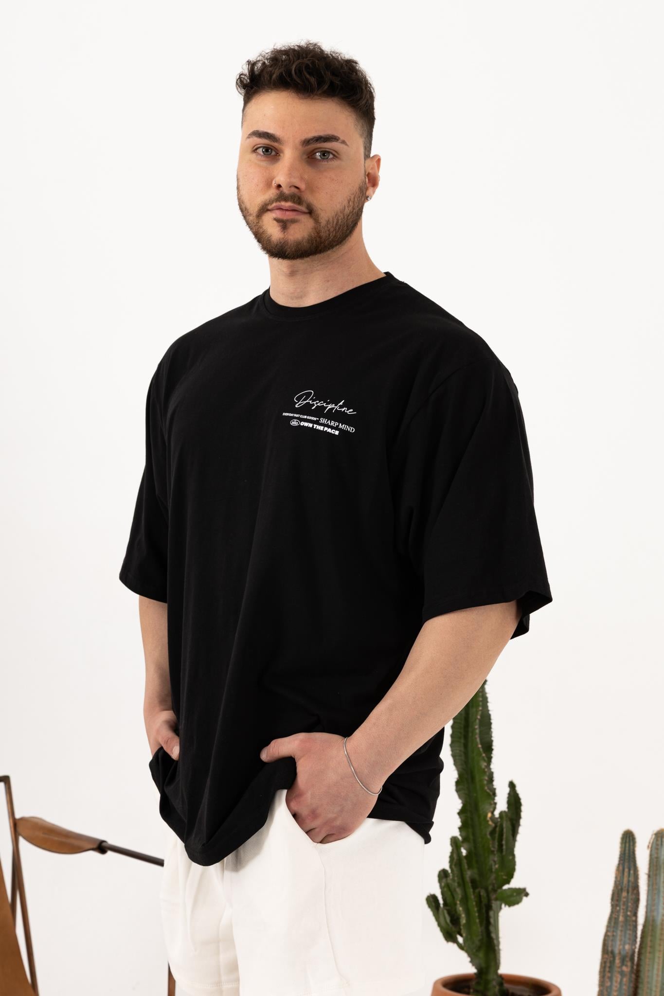 Discipline T-Shirt Siyah