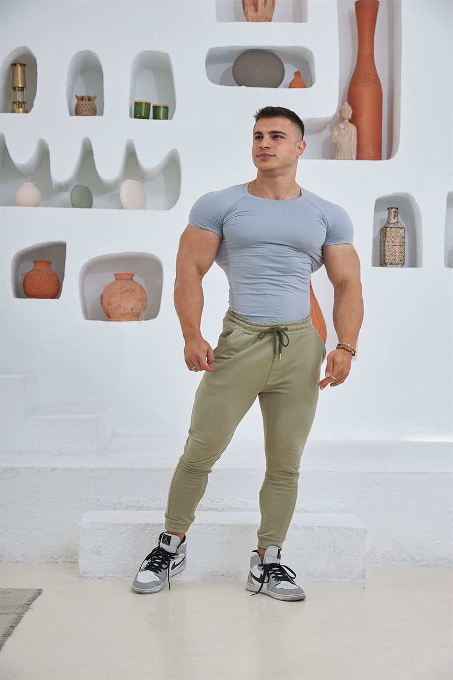 Performance Seamless T-Shirt Gri