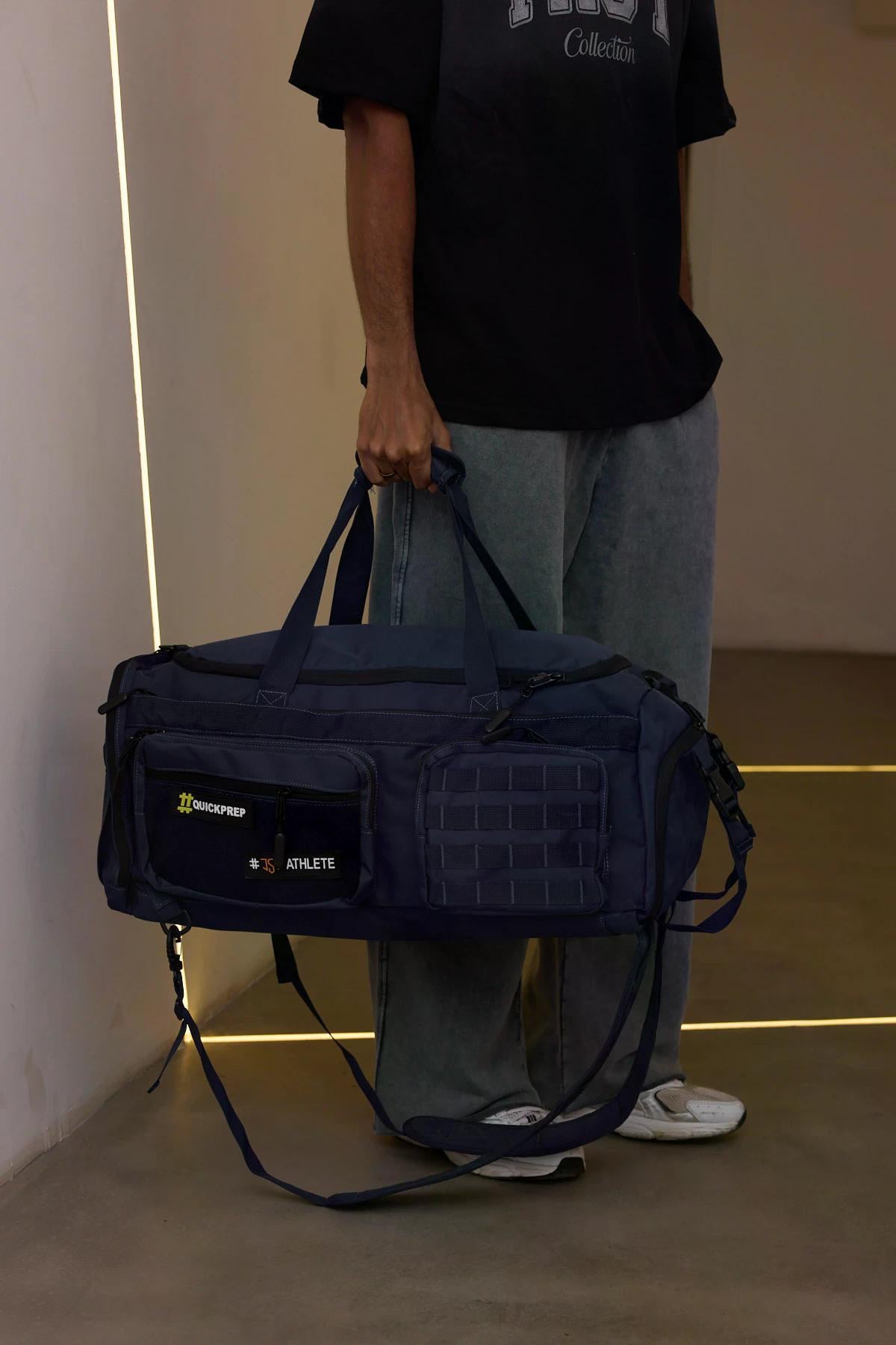Taktik Askeri Sırt Çantası – Çok Bölmeli MOLLE Sistem Dayanıklı Outdoor & Günlük Kullanım Çantası Lacivert
