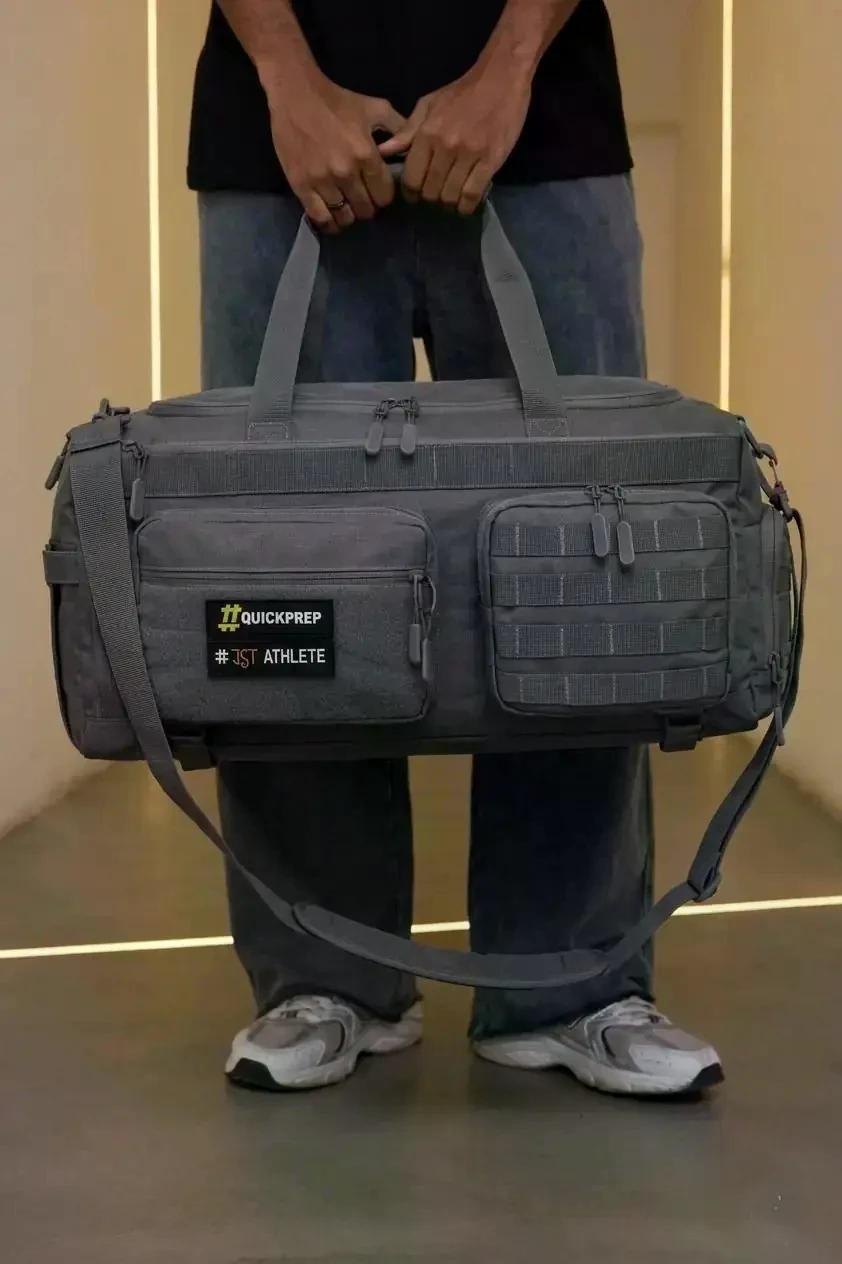Taktik Askeri Sırt Çantası – Çok Bölmeli MOLLE Sistem Dayanıklı Outdoor & Günlük Kullanım Çantası Gri
