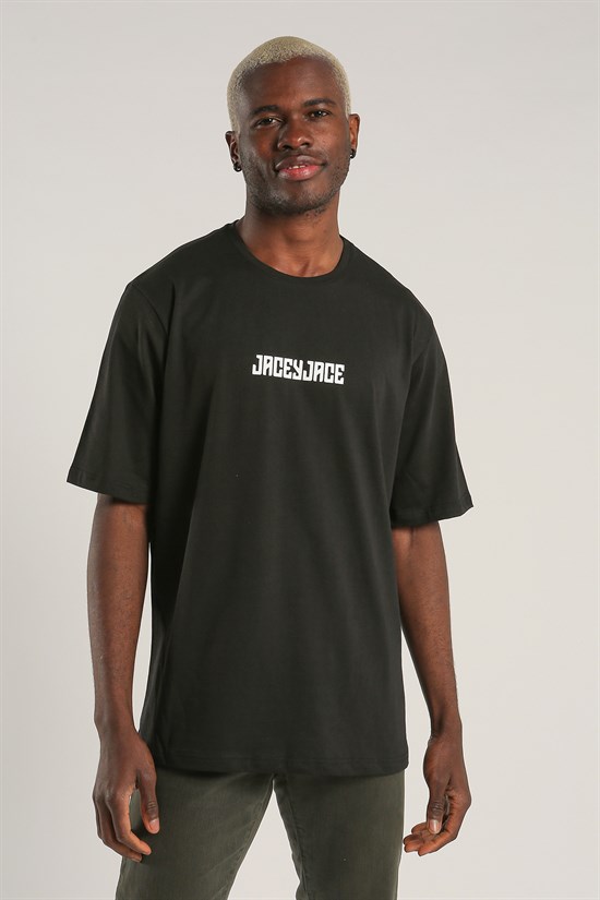 Siyah Renk Oversize Erkek Tshirt 1050