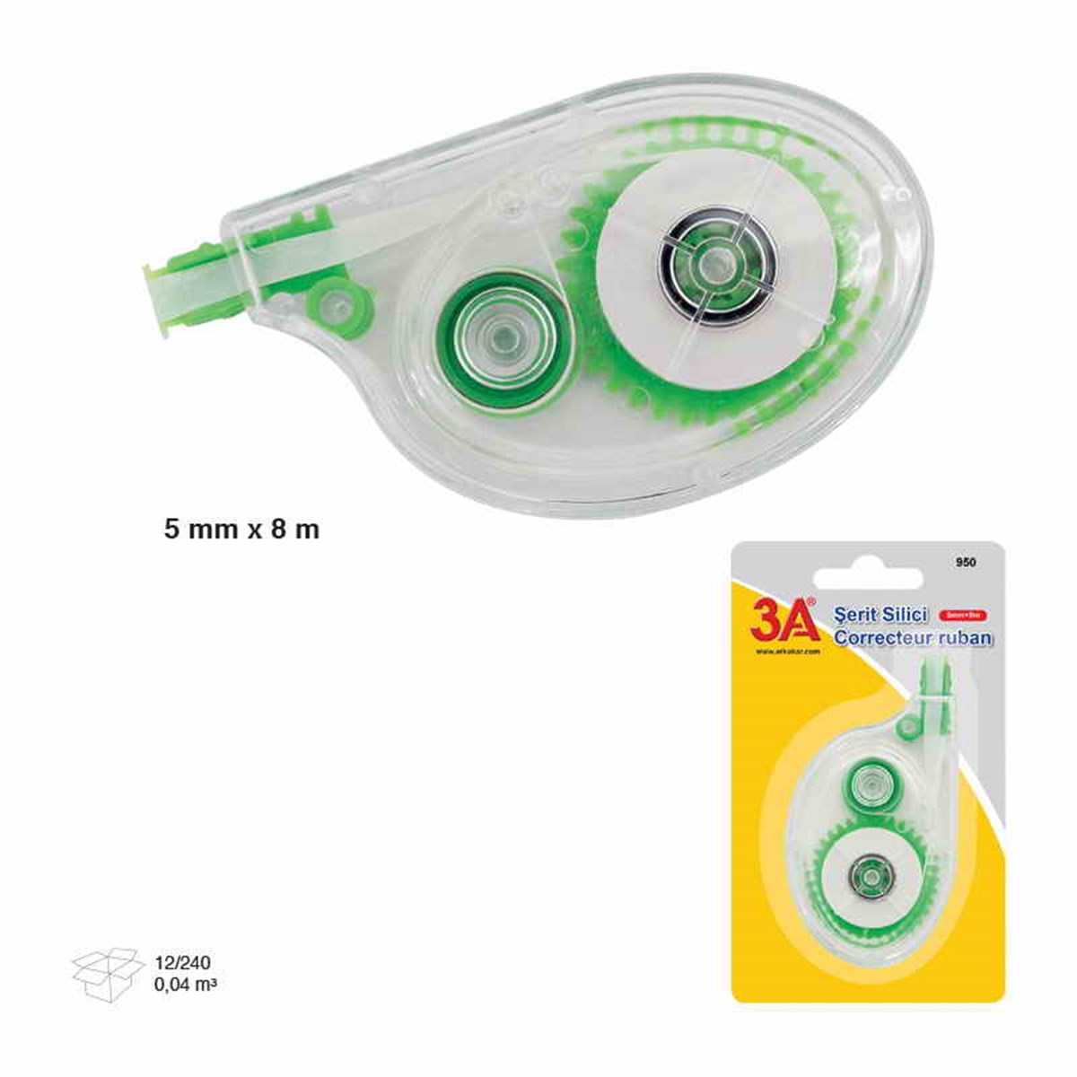 3A 950 Serit Silici 8Mx5Mm 