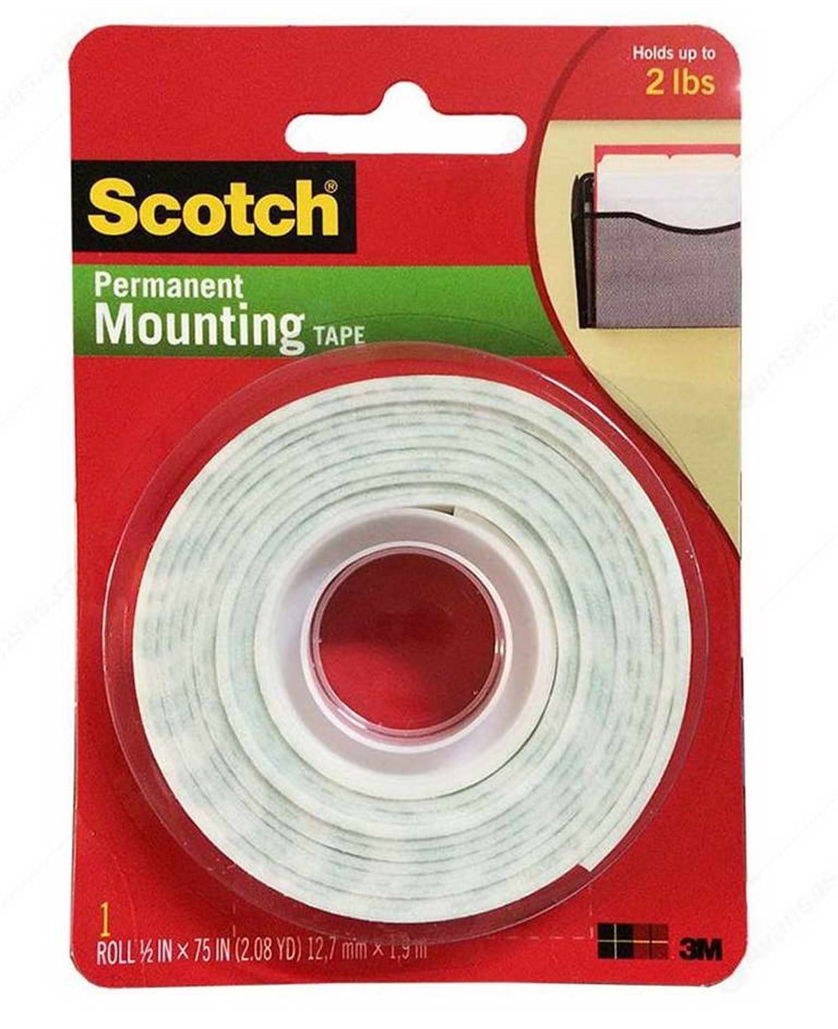 3M 110 Scotch Çift Tarafli Köpük Band 12.7Mmx1.9M