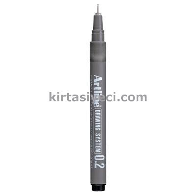4974052853319 (P)Artline Ek-232 Drawing System Teknik Çizim Kalem 0.2Mm Mavi