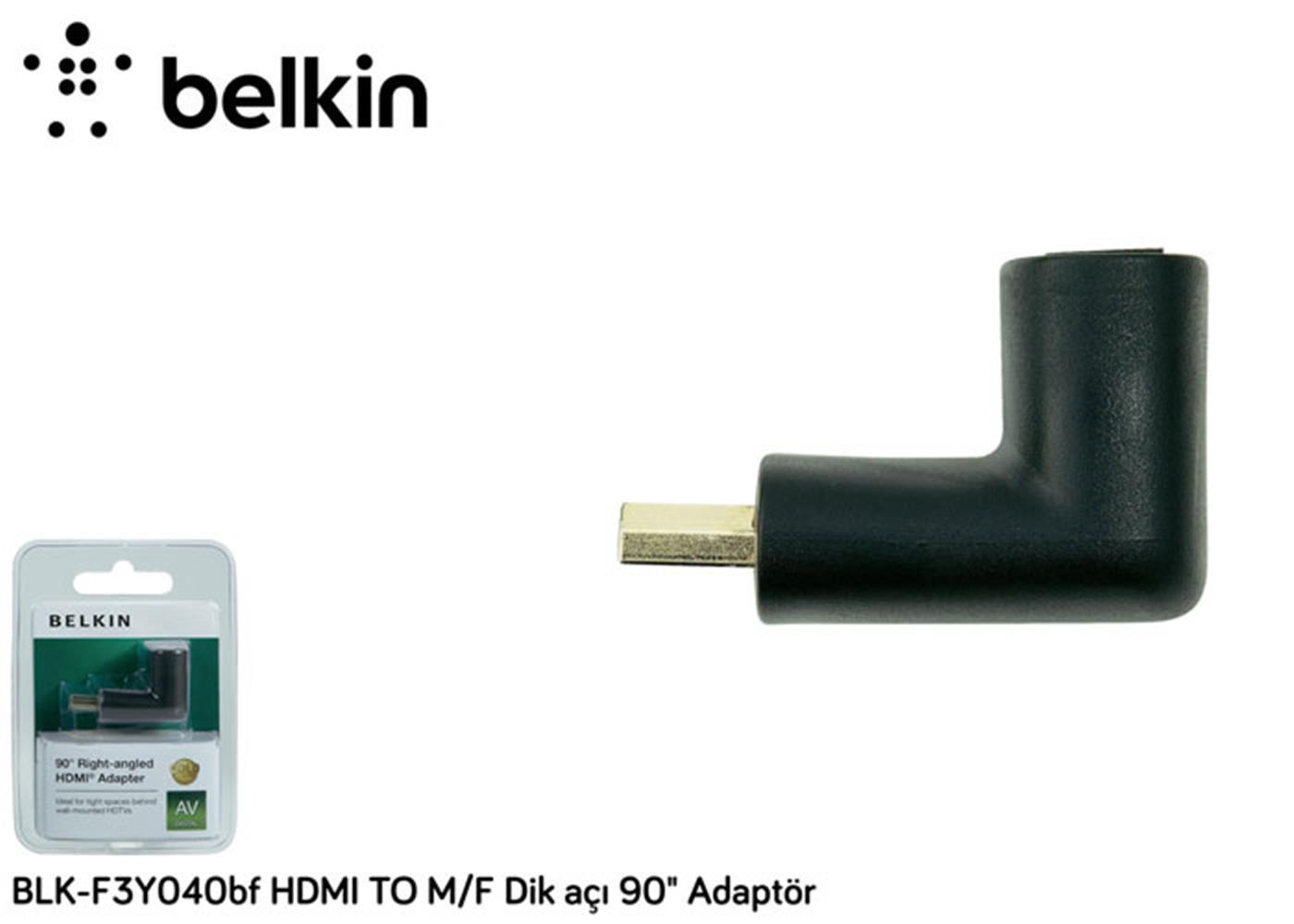 Belkin BLK-F3Y040BF Hdmı To m-f Dik açı 90
