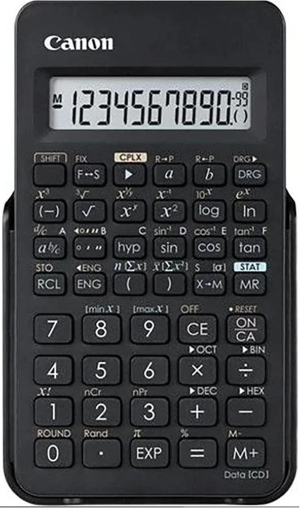 Canon F-605G Siyah 12 Hane Bilimsel Hesap Makinesi