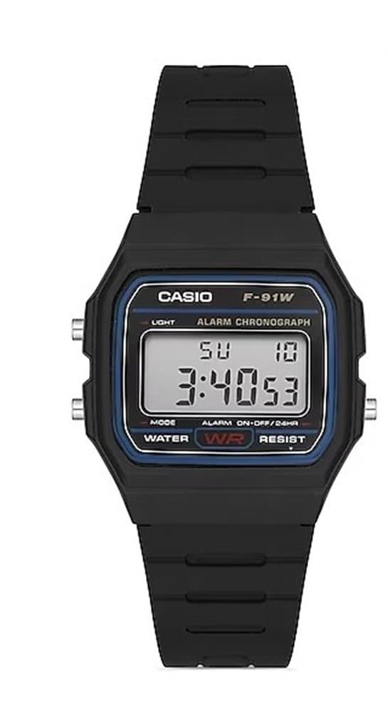 Casio Standart F-91W-1DG Siyah Kol Saati