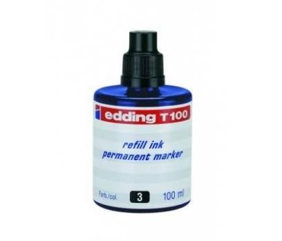 Edding E-T100 Permanent Mürekkebi 100Ml Mavi