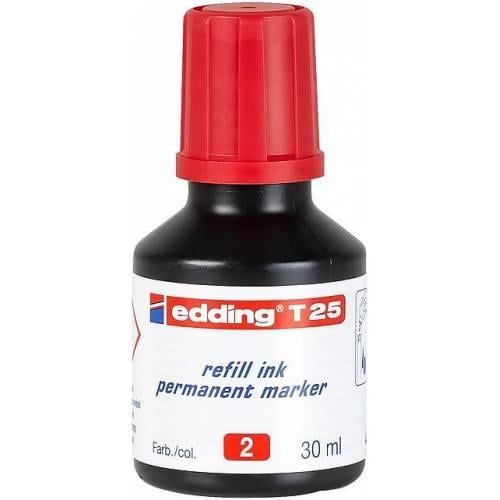 Edding E-T25 Mürekkep 25Ml Kirmizi