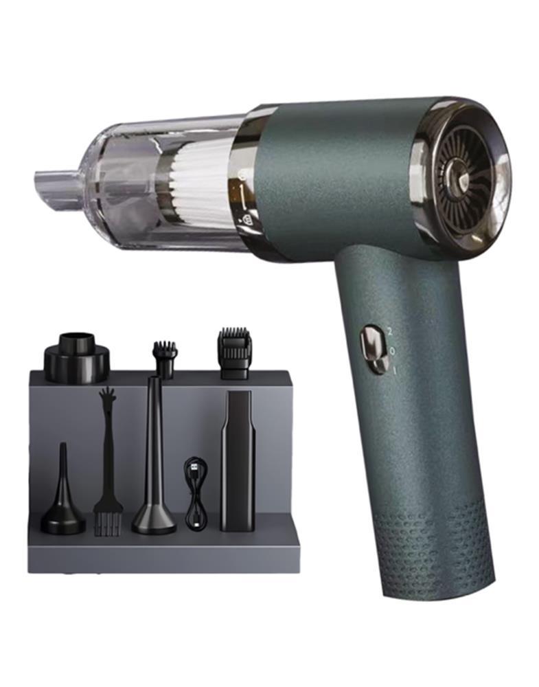 Enkado Raca Vacuum Yeşil   Şarjlı 12.000 Pa Kademeli  Üflemeli El Araç Süpürgesi