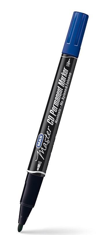 Mas 6414 Cd Marker Çift Uç Mavi Adet