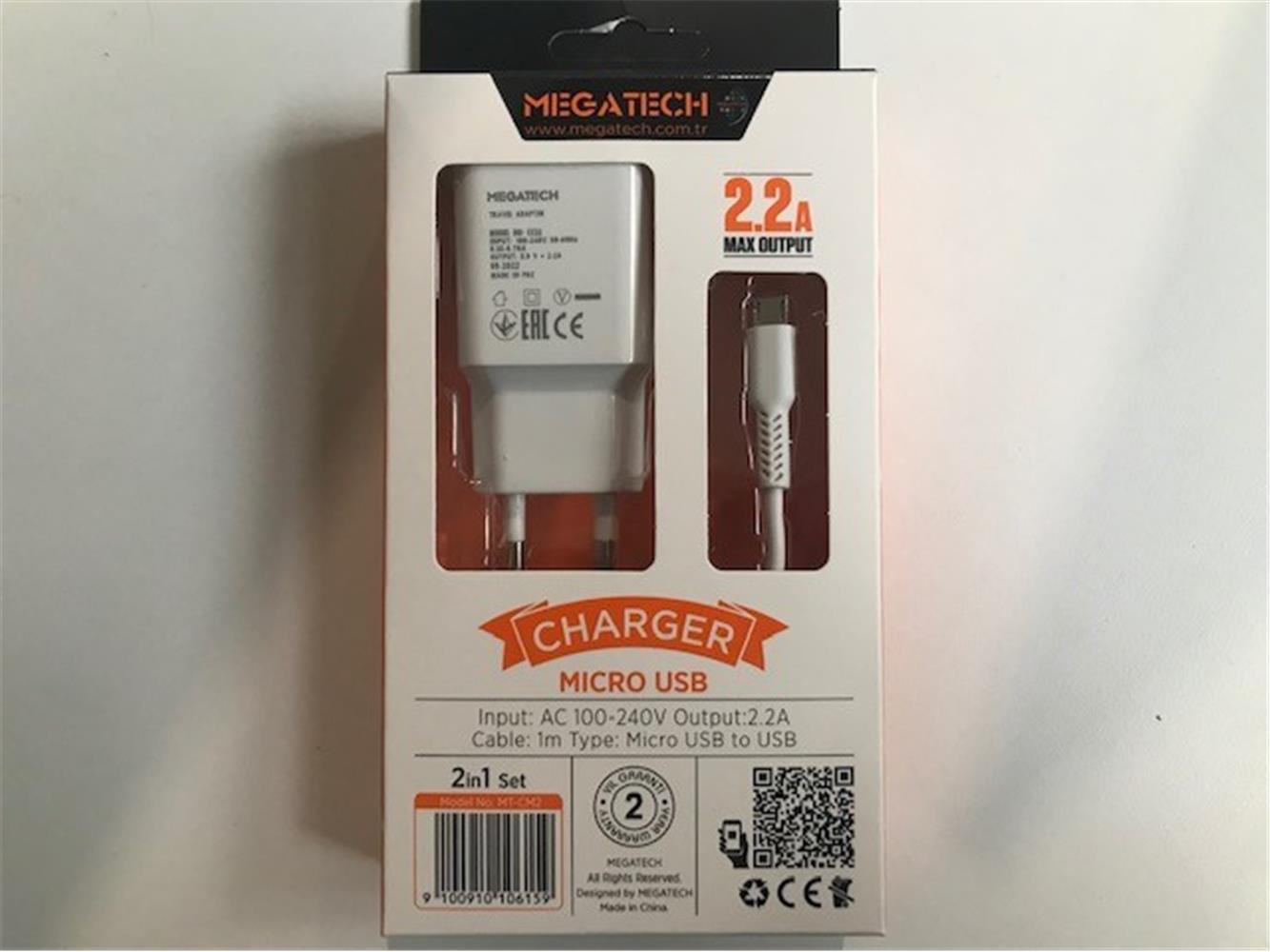 Megatech Eco 2100 Micro Şarj Aleti (CC01)